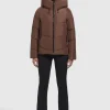 Jacke ALESS Rotbraun