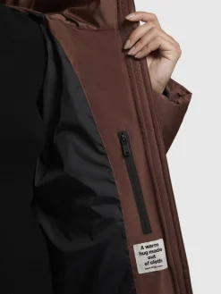Jacke ALESS Rotbraun