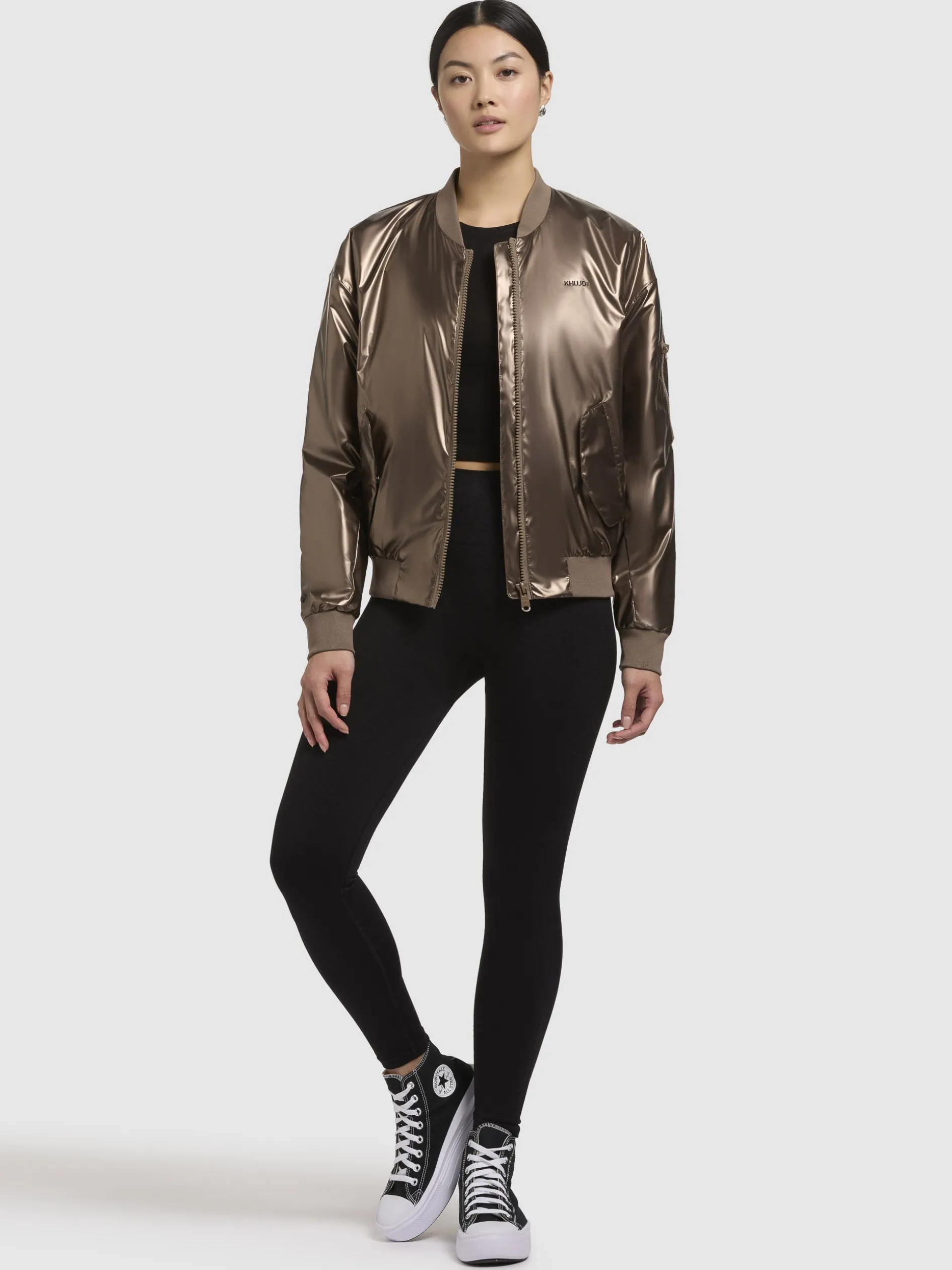 Jacke ANEO Braun Metallic