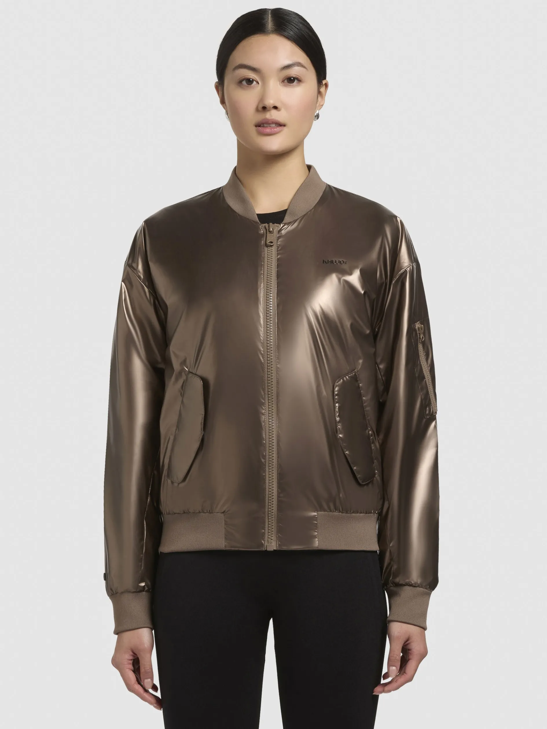 Jacke ANEO Braun Metallic