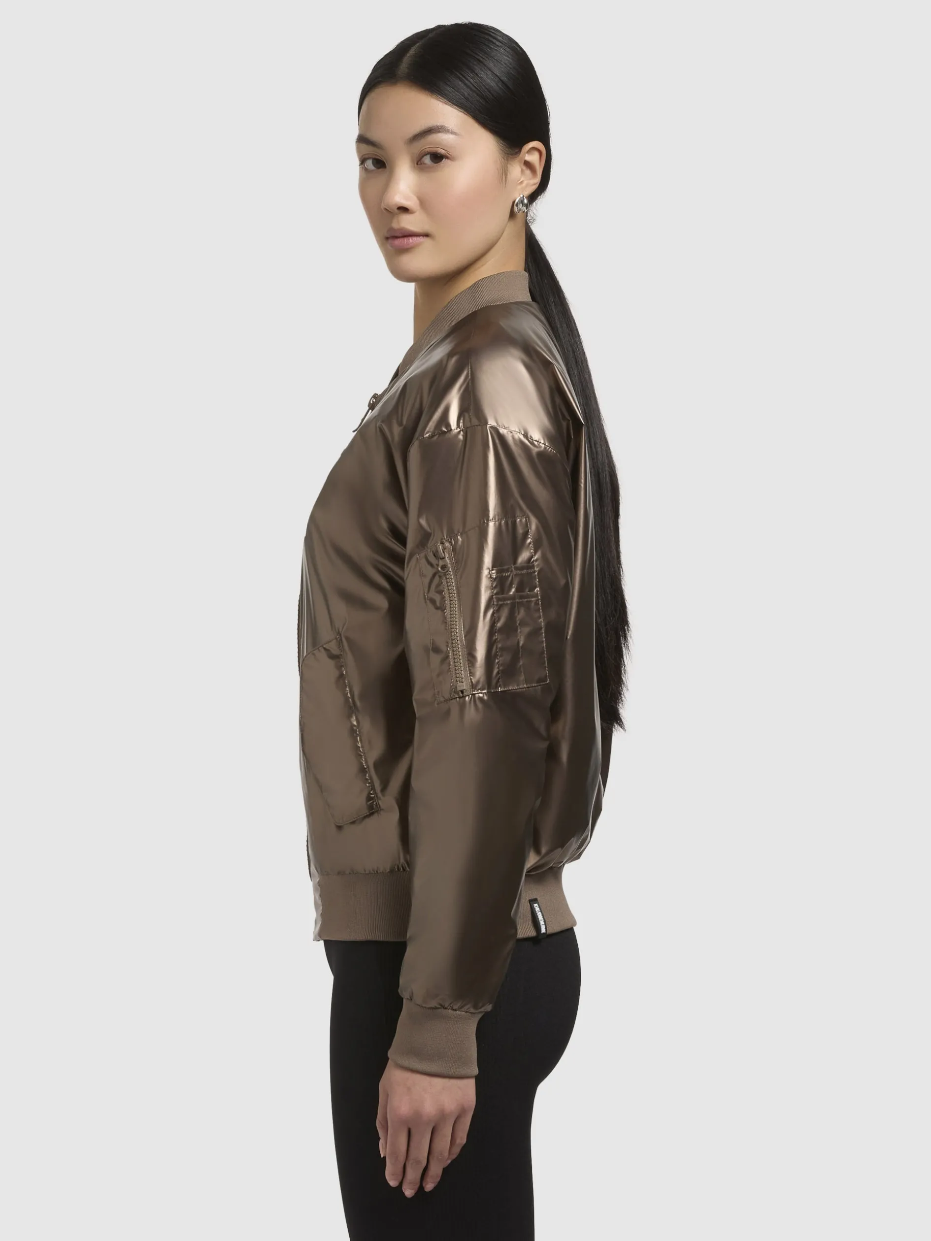 Jacke ANEO Braun Metallic
