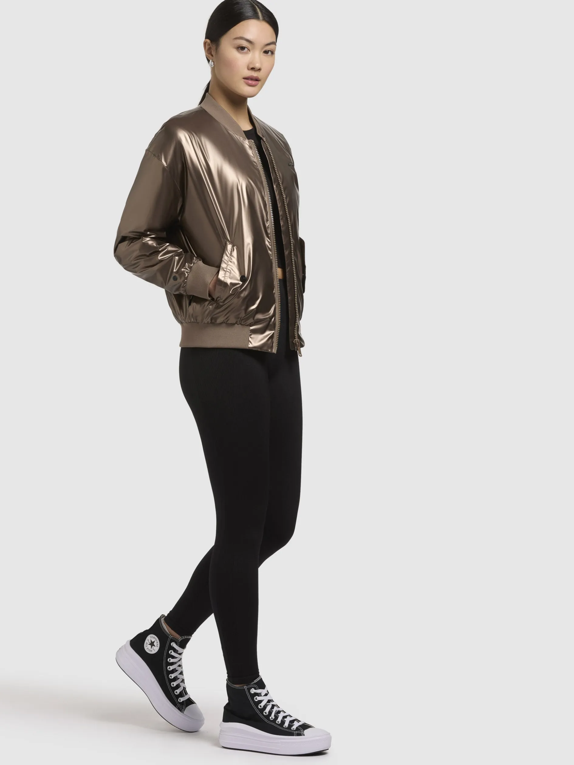 Jacke ANEO Braun Metallic