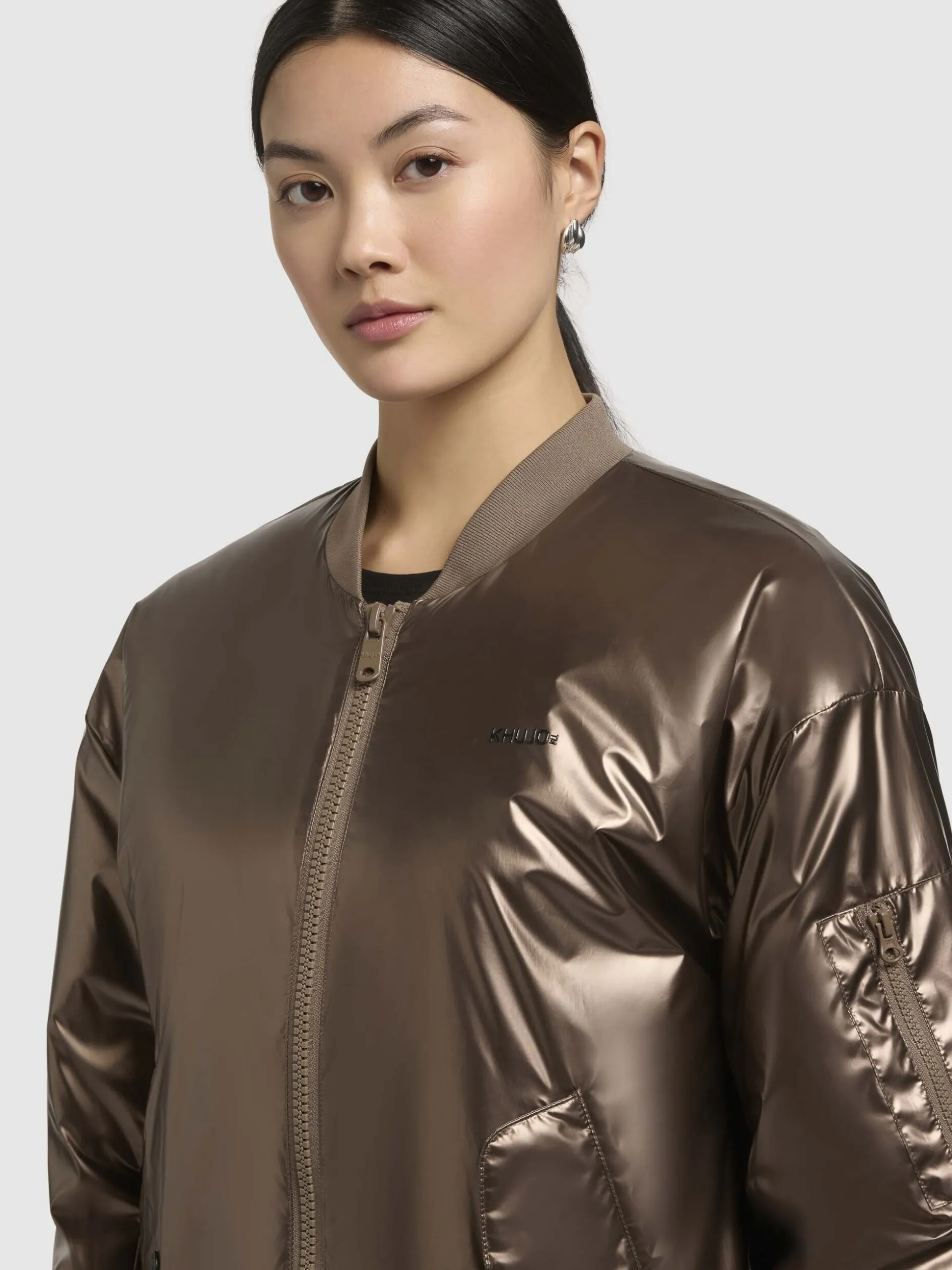 Jacke ANEO Braun Metallic