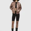 Jacke ANEO Rosa Metallic