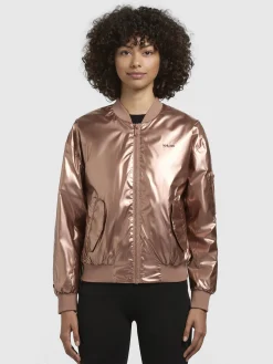 Jacke ANEO Rosa Metallic