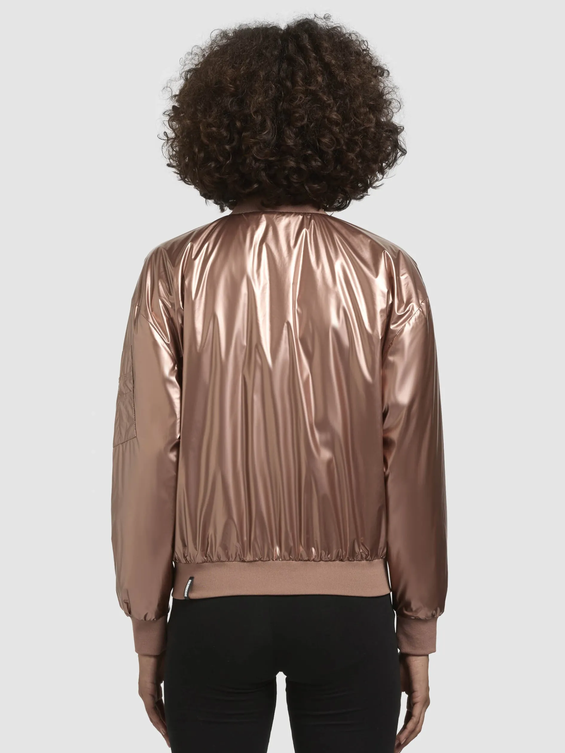 Jacke ANEO Rosa Metallic