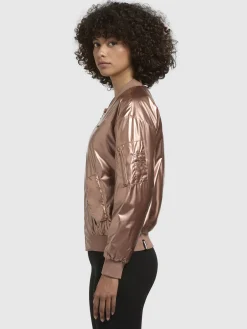 Jacke ANEO Rosa Metallic