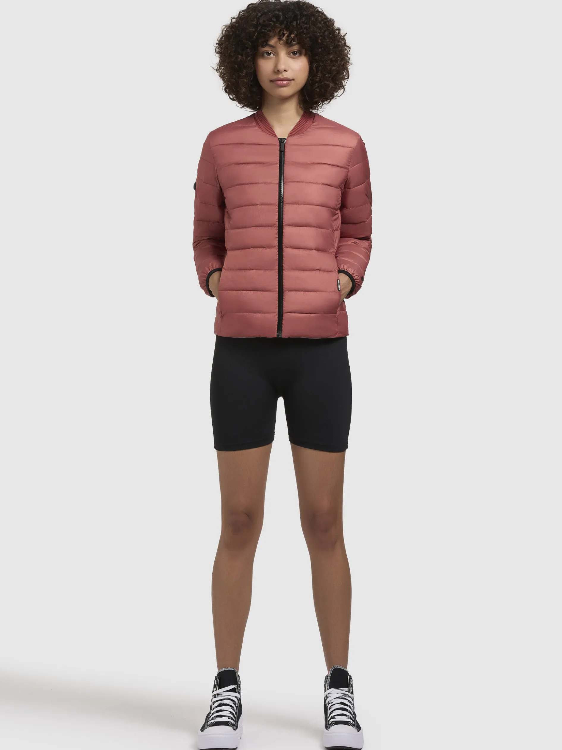 Jacke AUDE Rostrot