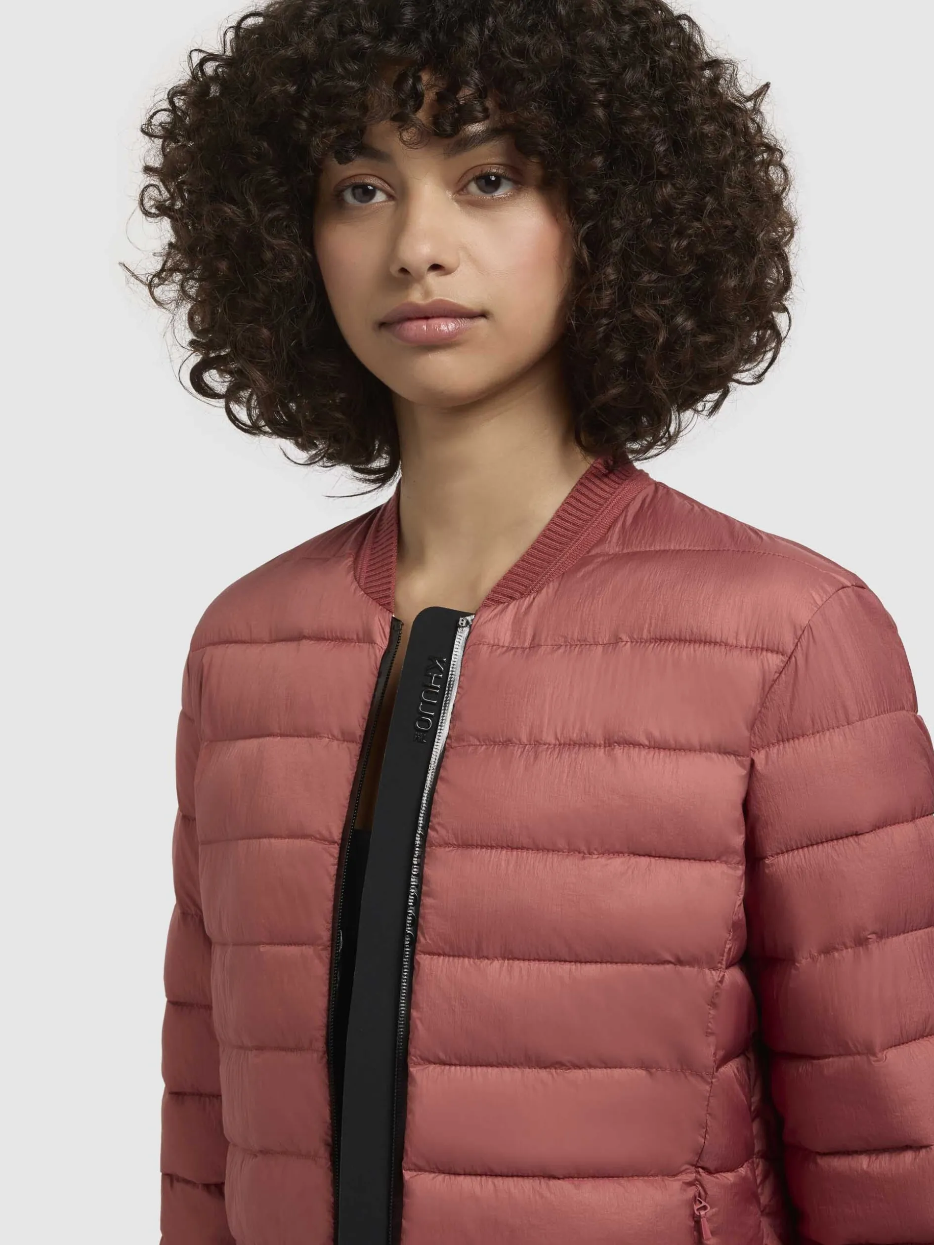 Jacke AUDE Rostrot