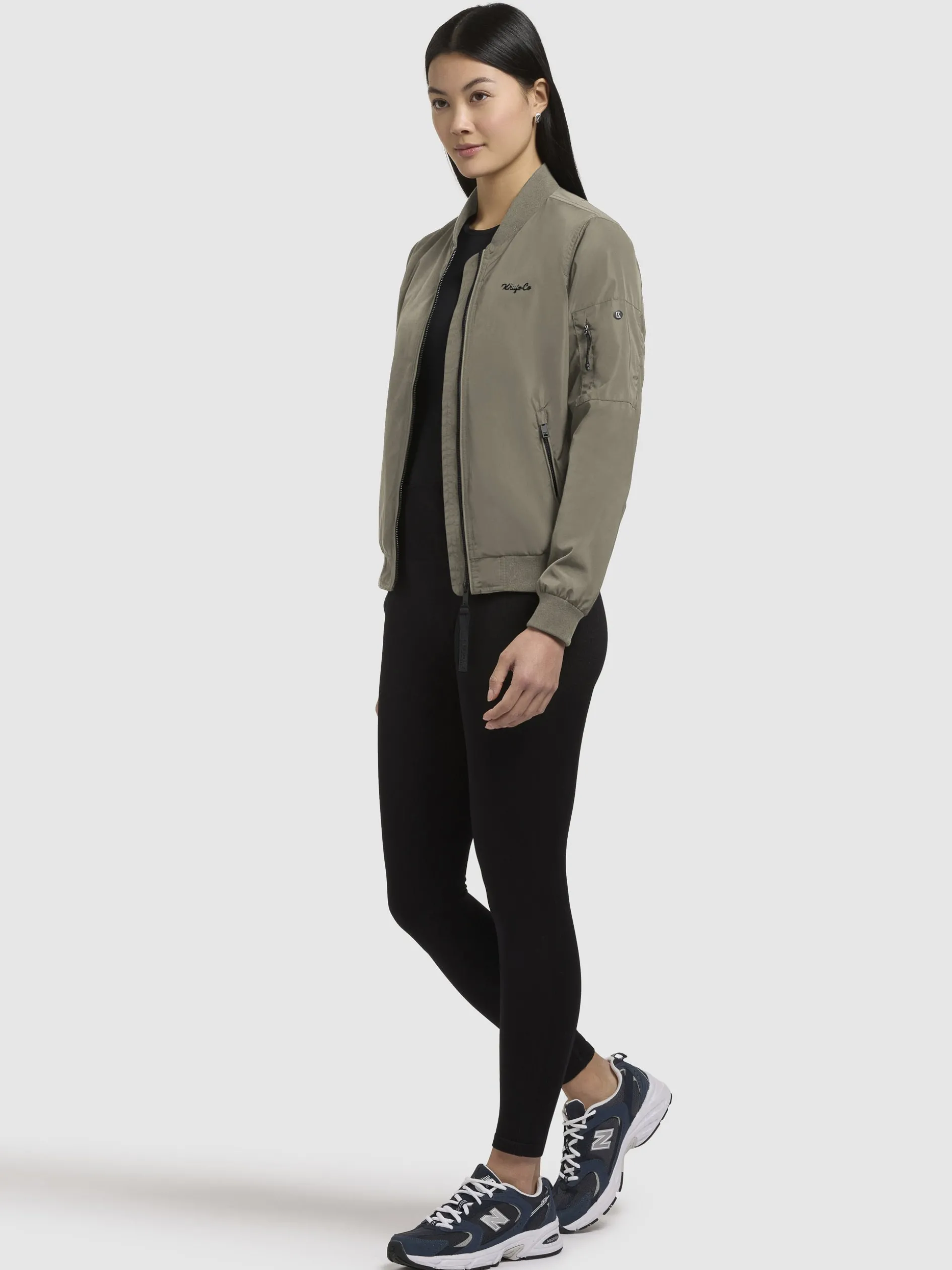 Jacke CEND Graugrün