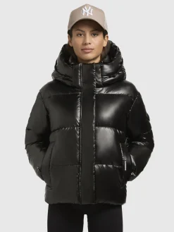 Jacke DEVINA SHINY Dunkelgrau