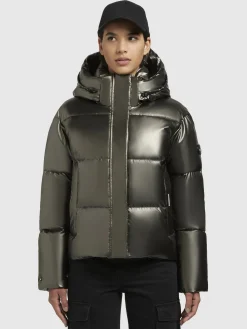 Jacke DEVINA SHINY Khaki