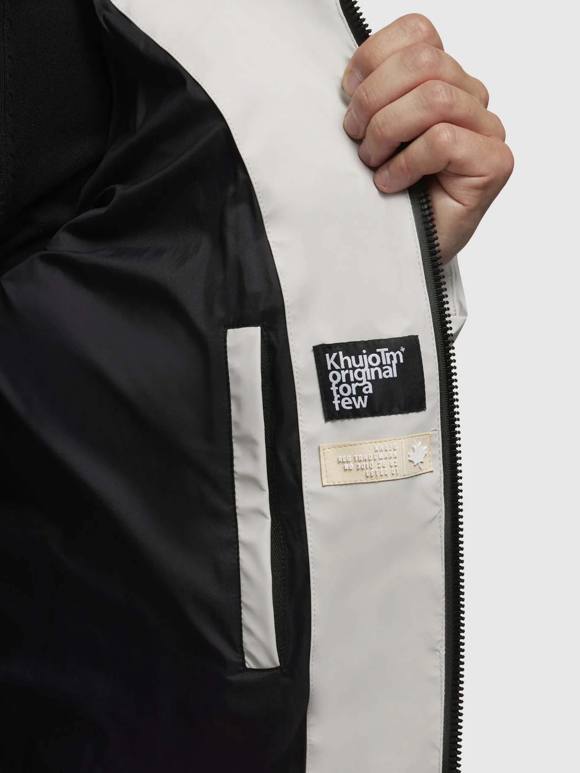 Jacke DOVER Hellgrau