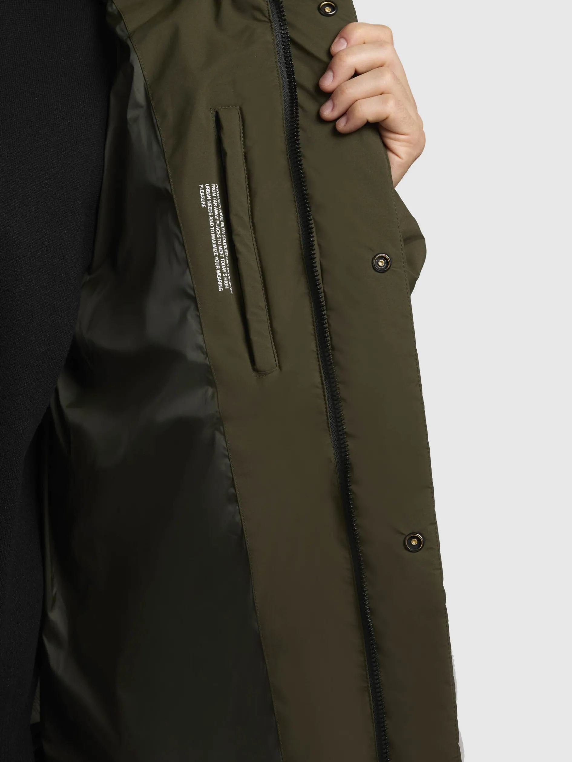 Jacke DUNGH MATT Dunkelgrün