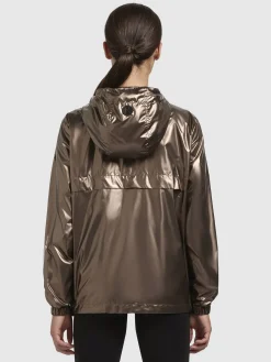 Jacke EVELYN. Braun Metallic