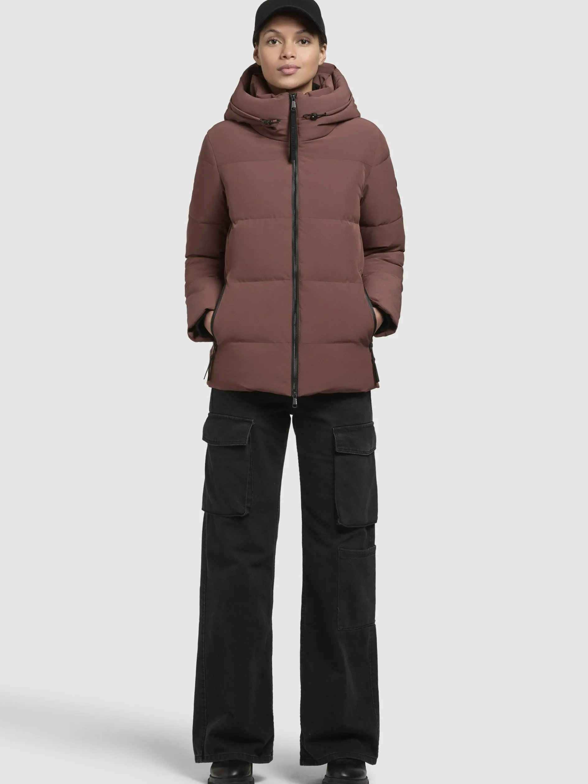 Jacke FANC2 Rotbraun