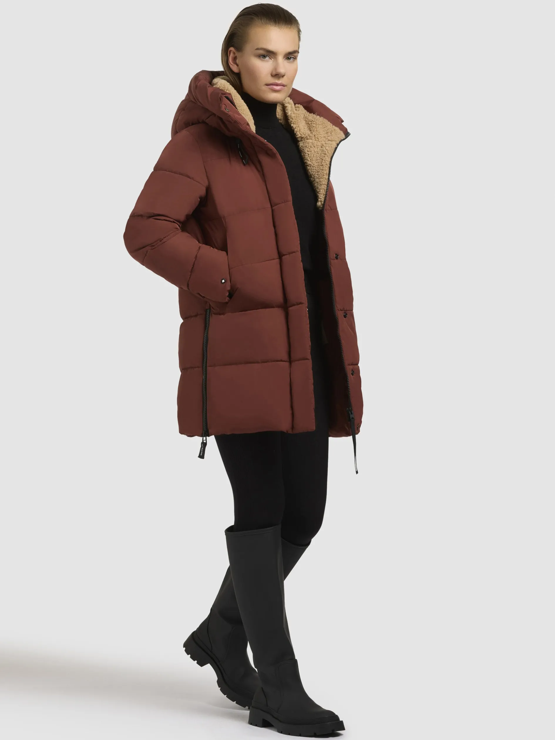 Jacke FAZEE Dunkelrot