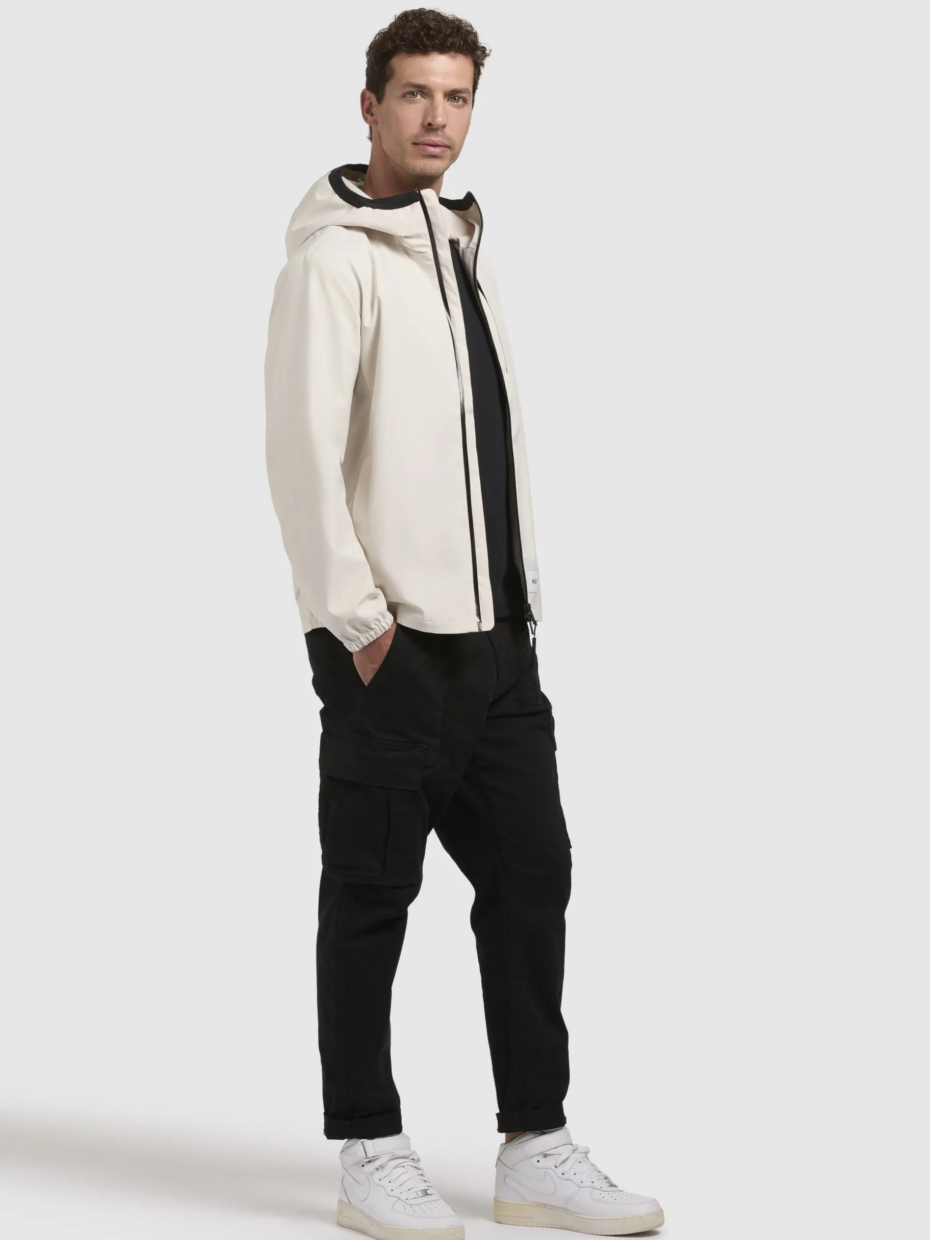 Jacke HAMZA Naturweiß