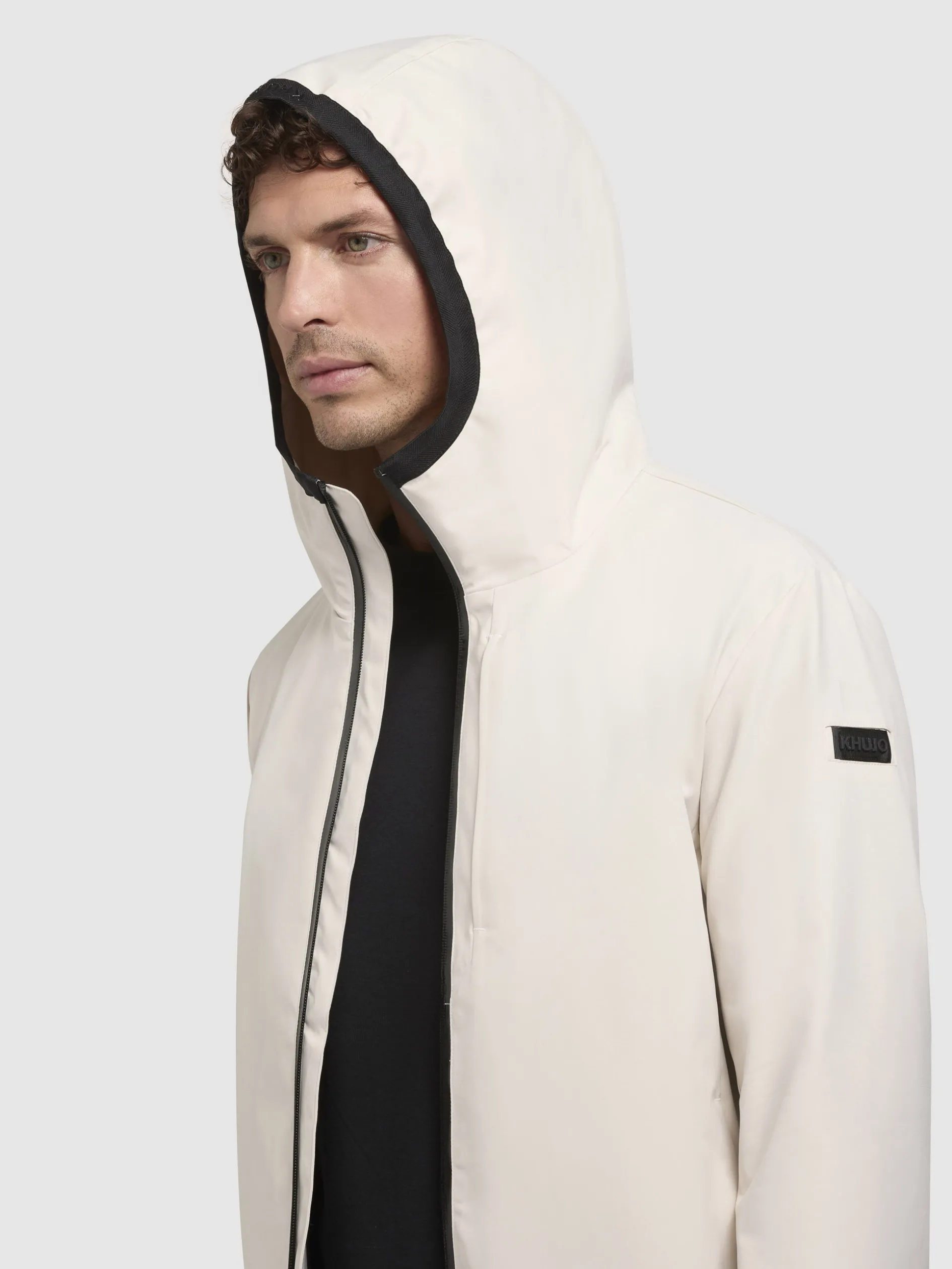 Jacke HAMZA Naturweiß