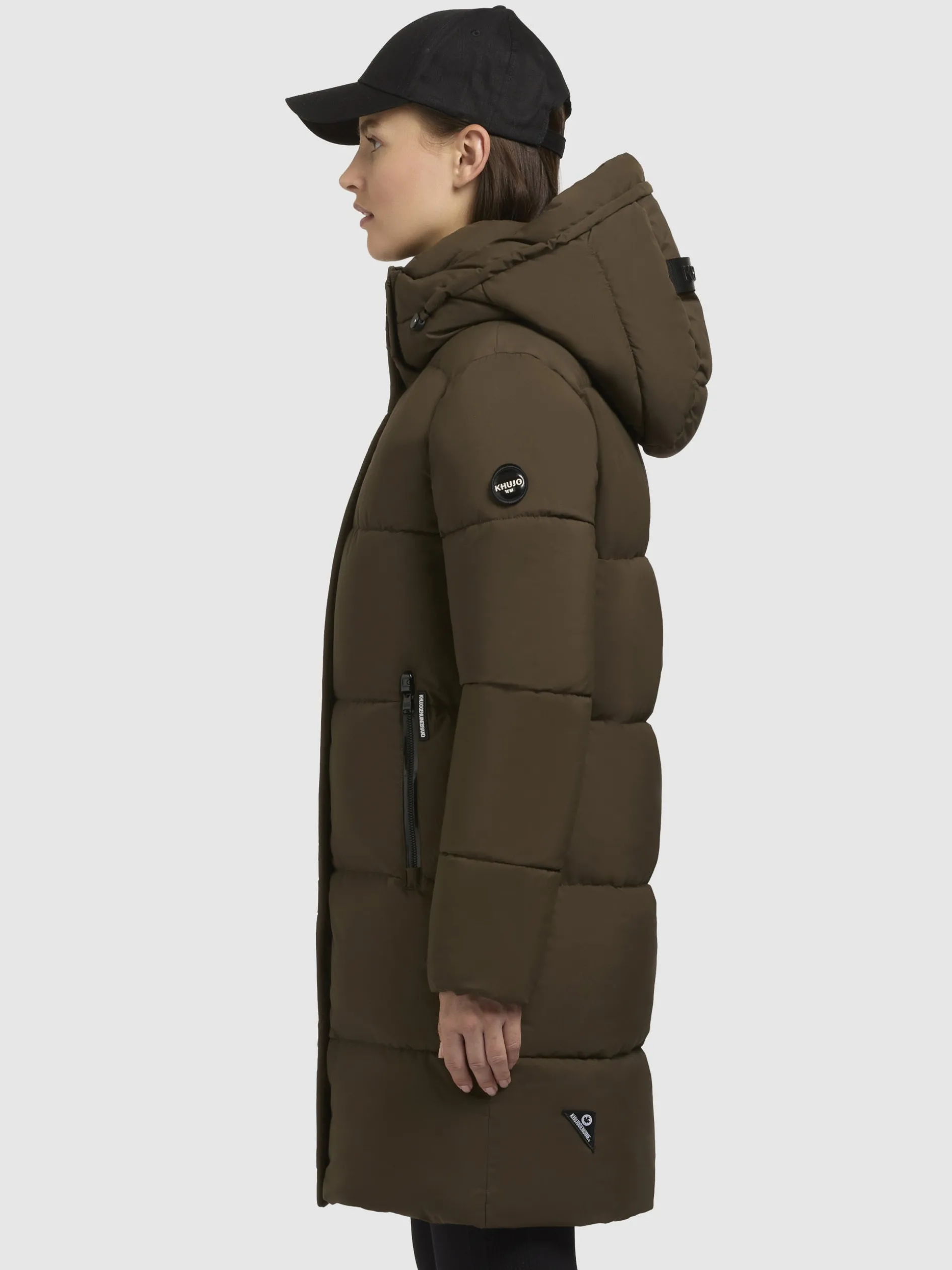 Jacke HAYA MATT Dunkeloliv
