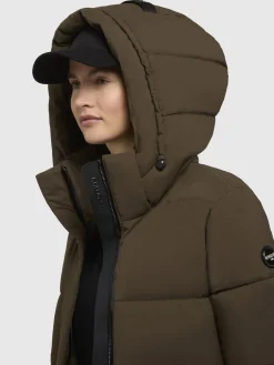Jacke HAYA MATT Dunkeloliv