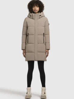 Jacke HAYA MATT Graubeige