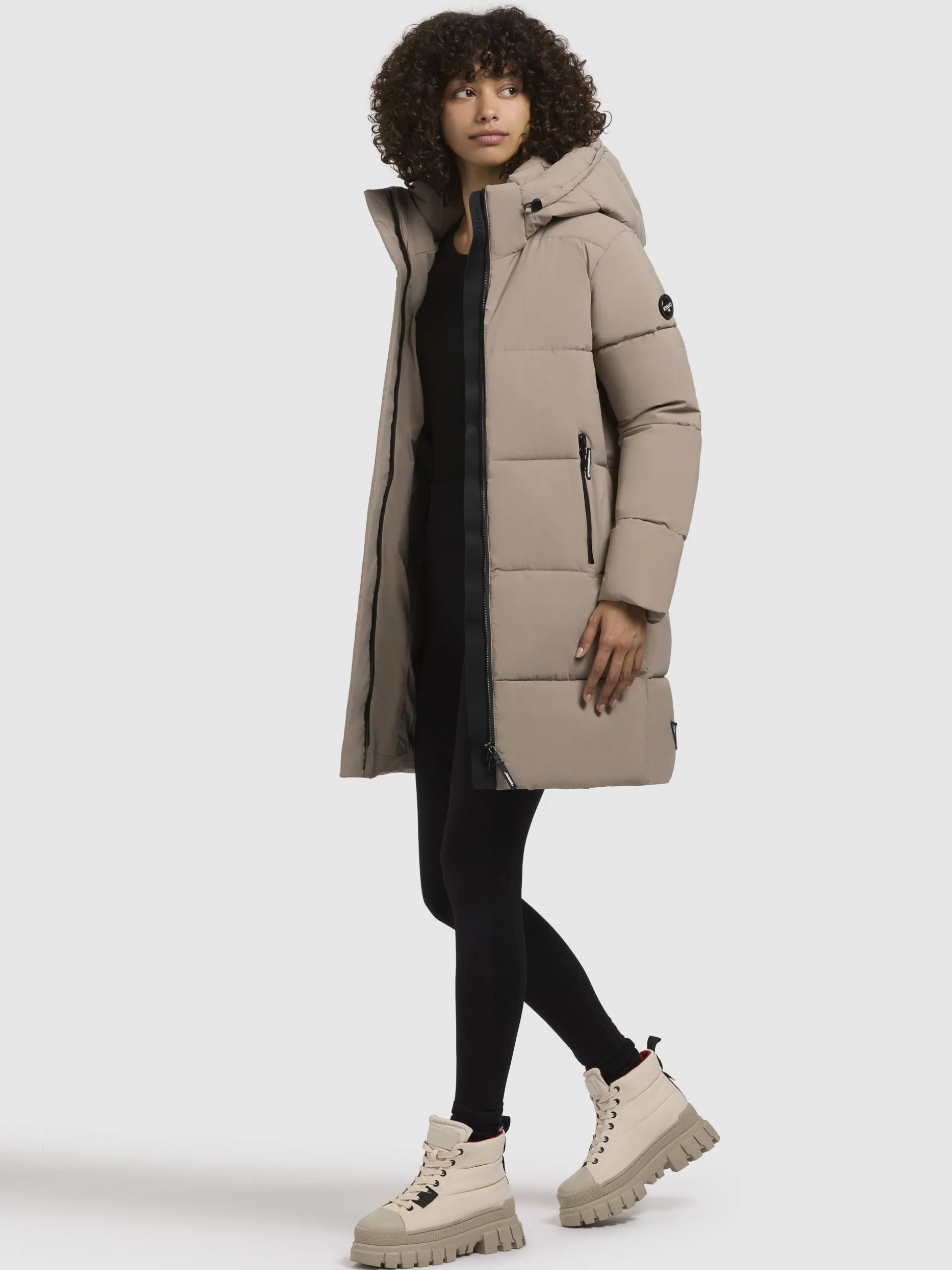 Jacke HAYA MATT Graubeige