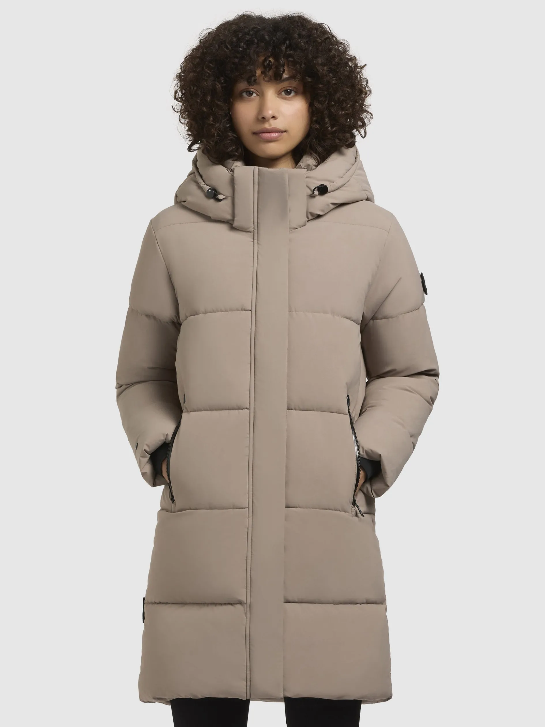 Jacke HAYA MATT Graubeige