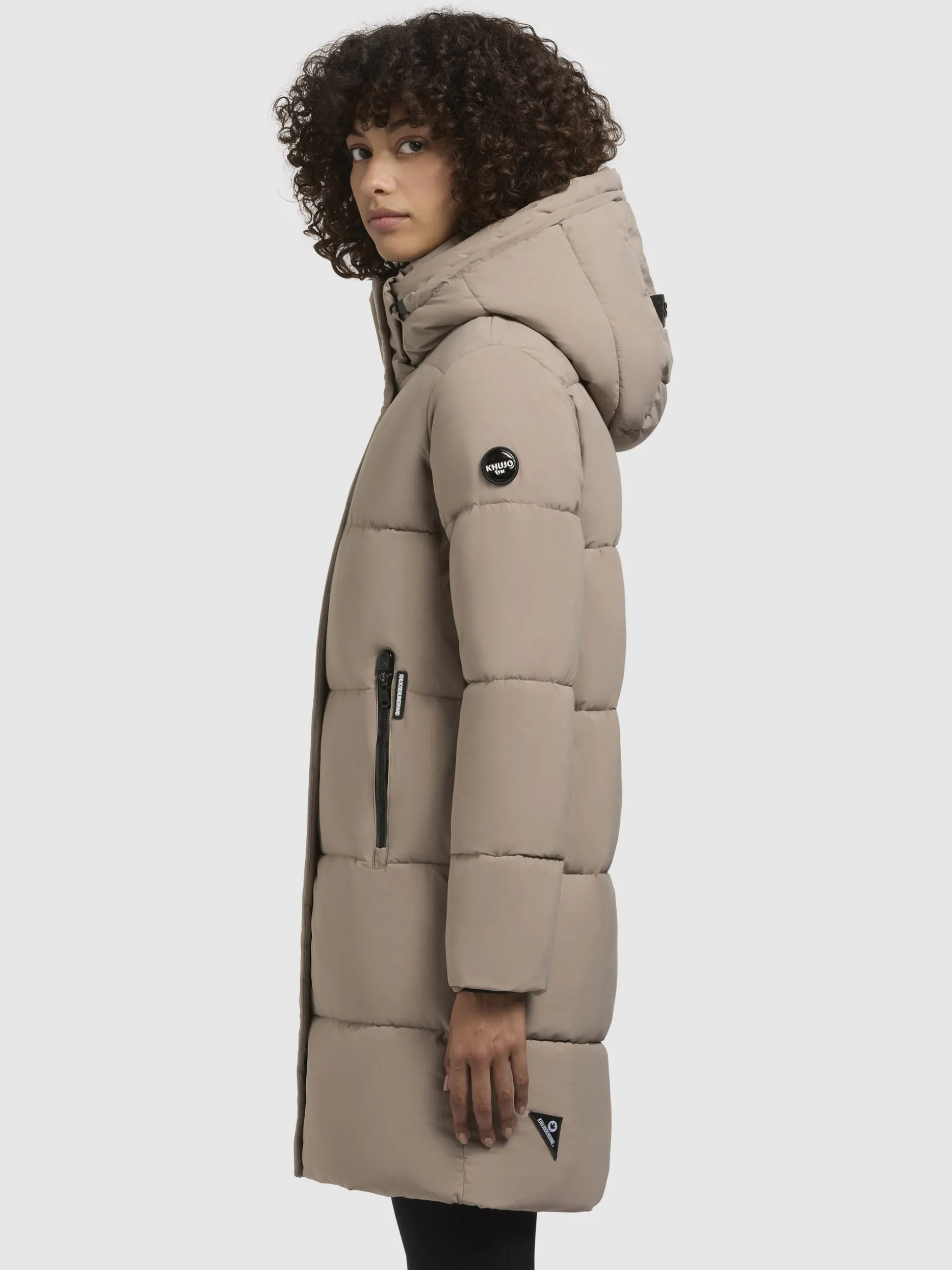 Jacke HAYA MATT Graubeige