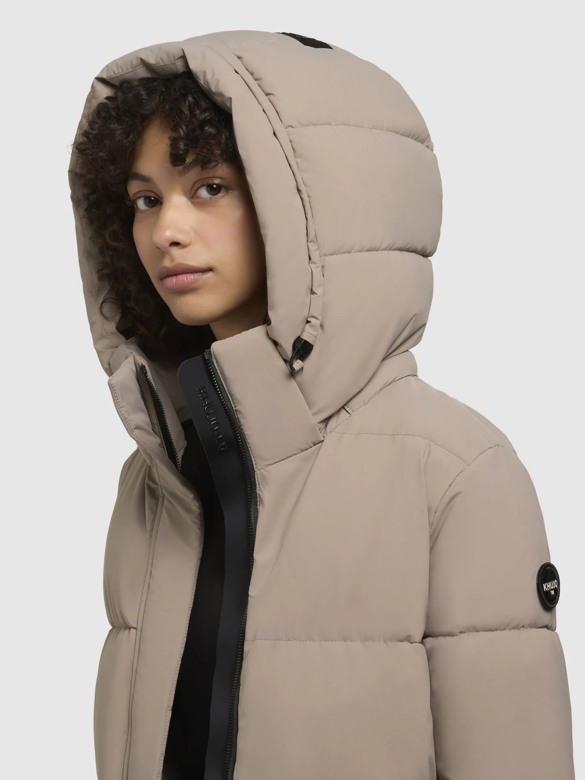 Jacke HAYA MATT Graubeige