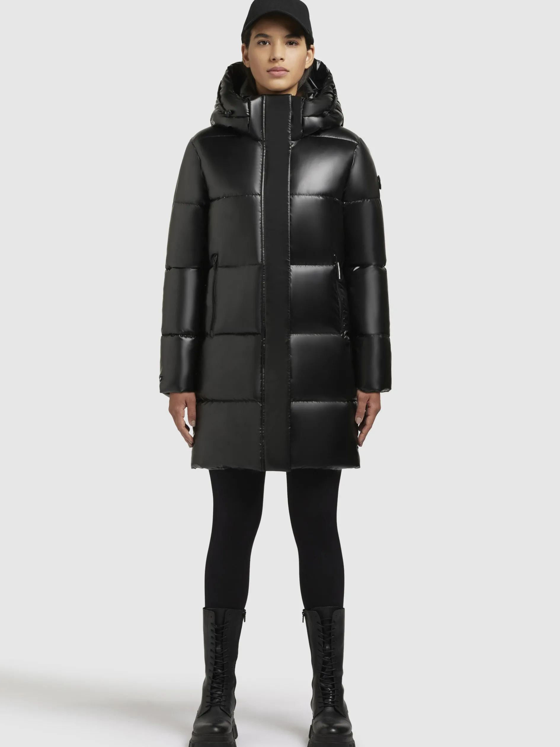 Jacke HAYA SHINY Schwarz