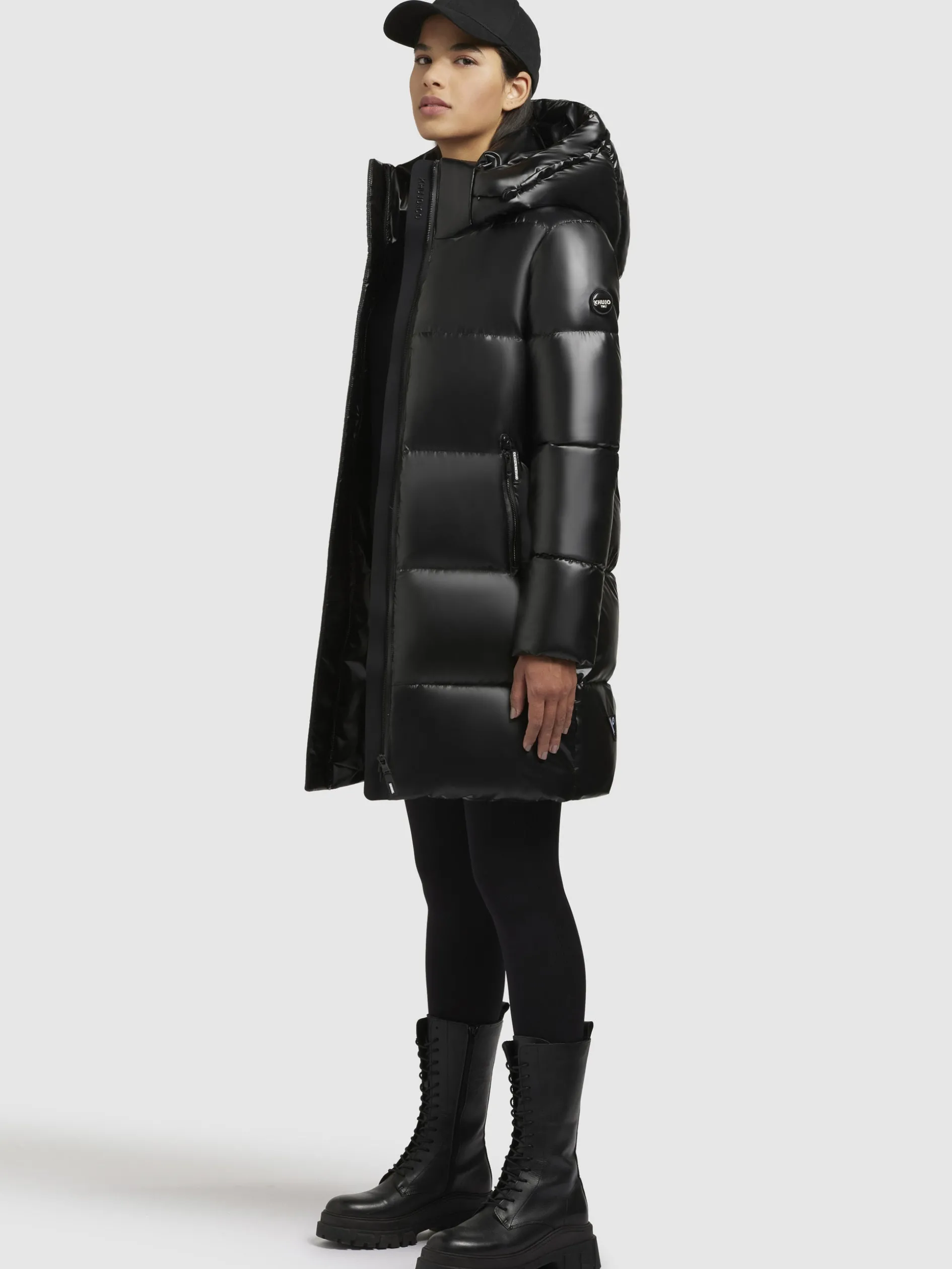 Jacke HAYA SHINY Schwarz