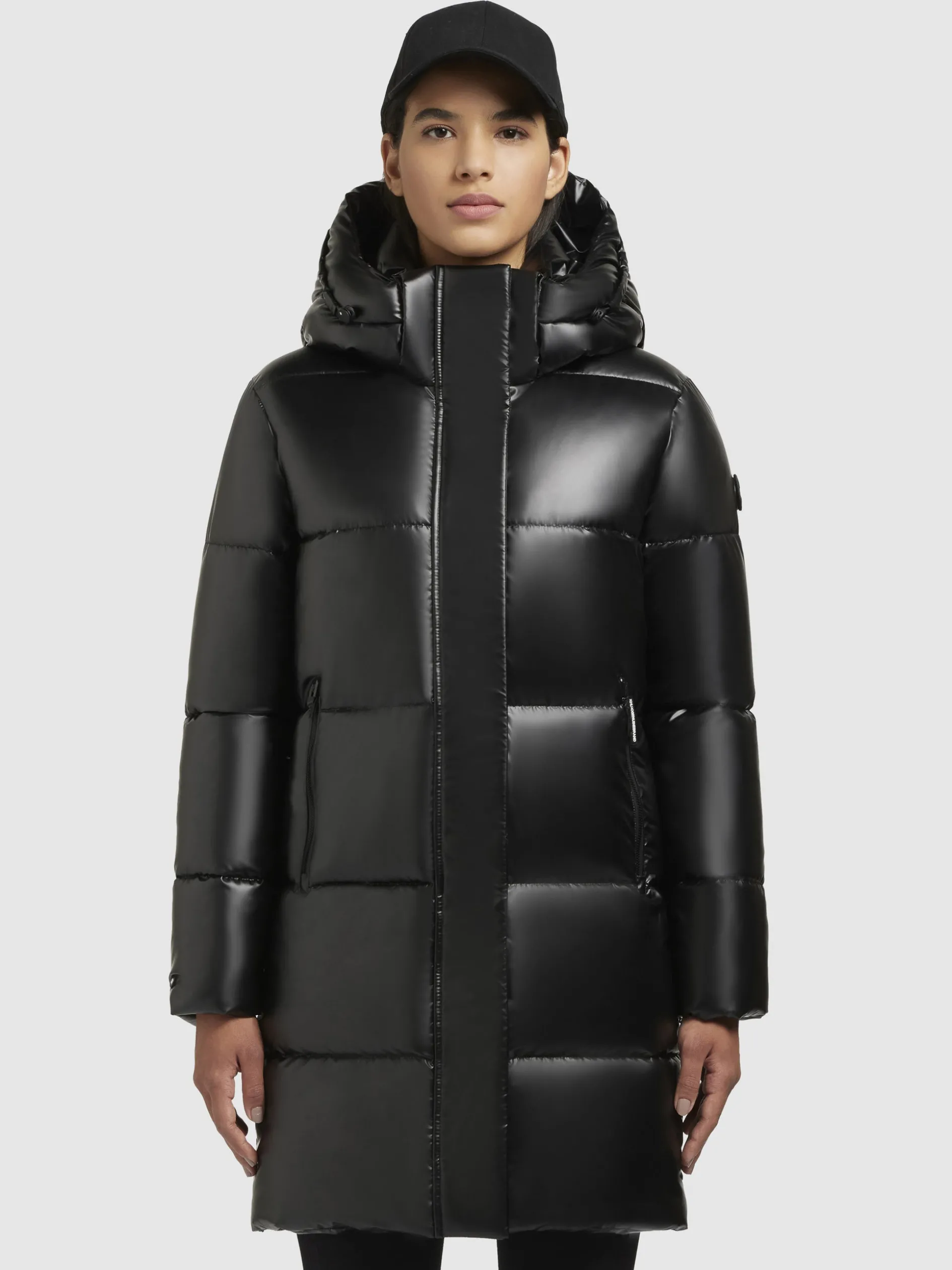 Jacke HAYA SHINY Schwarz