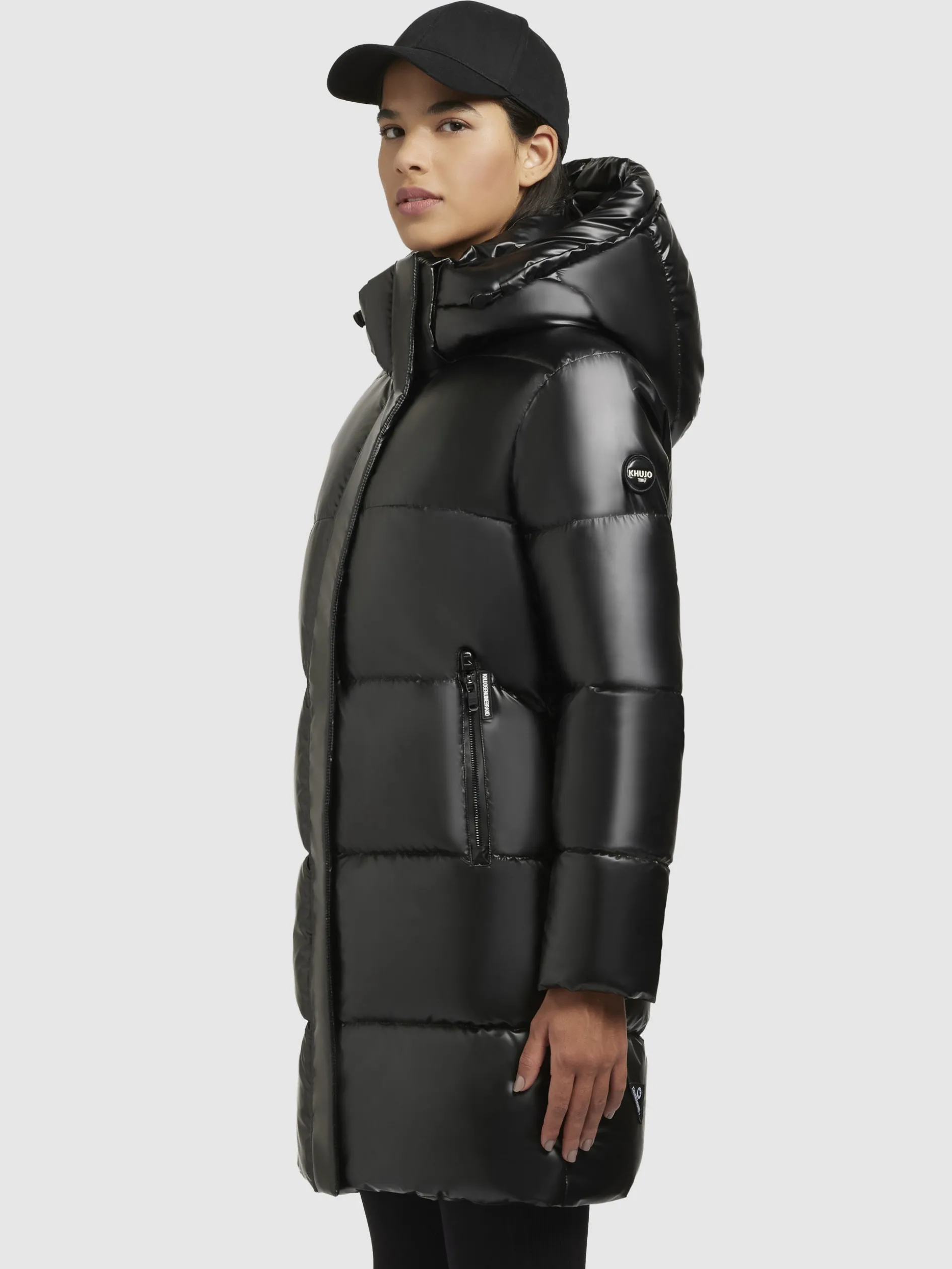 Jacke HAYA SHINY Schwarz