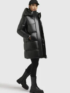 Jacke HAYA SHINY Schwarz