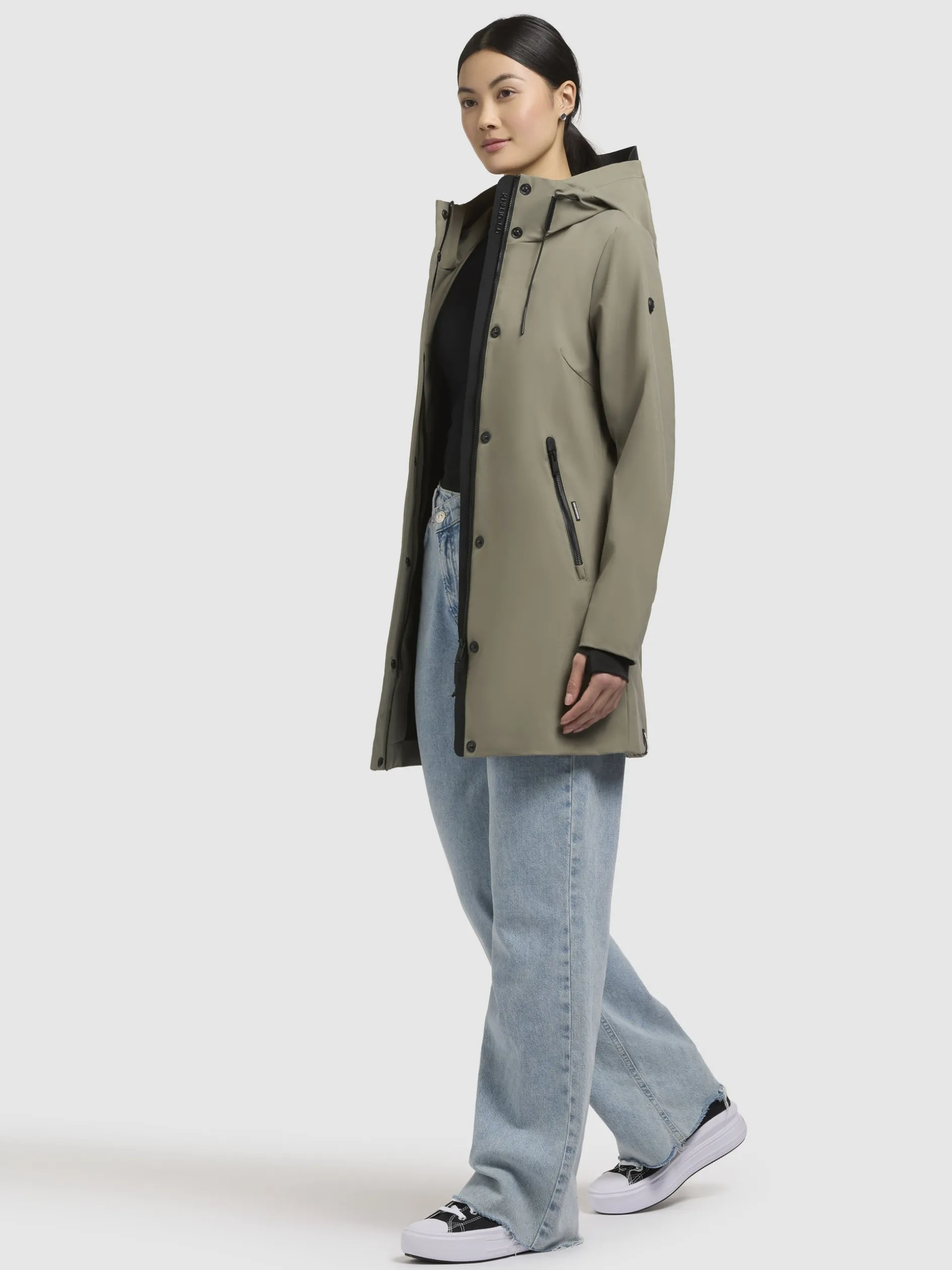 Jacke IZAF3 Graugrün