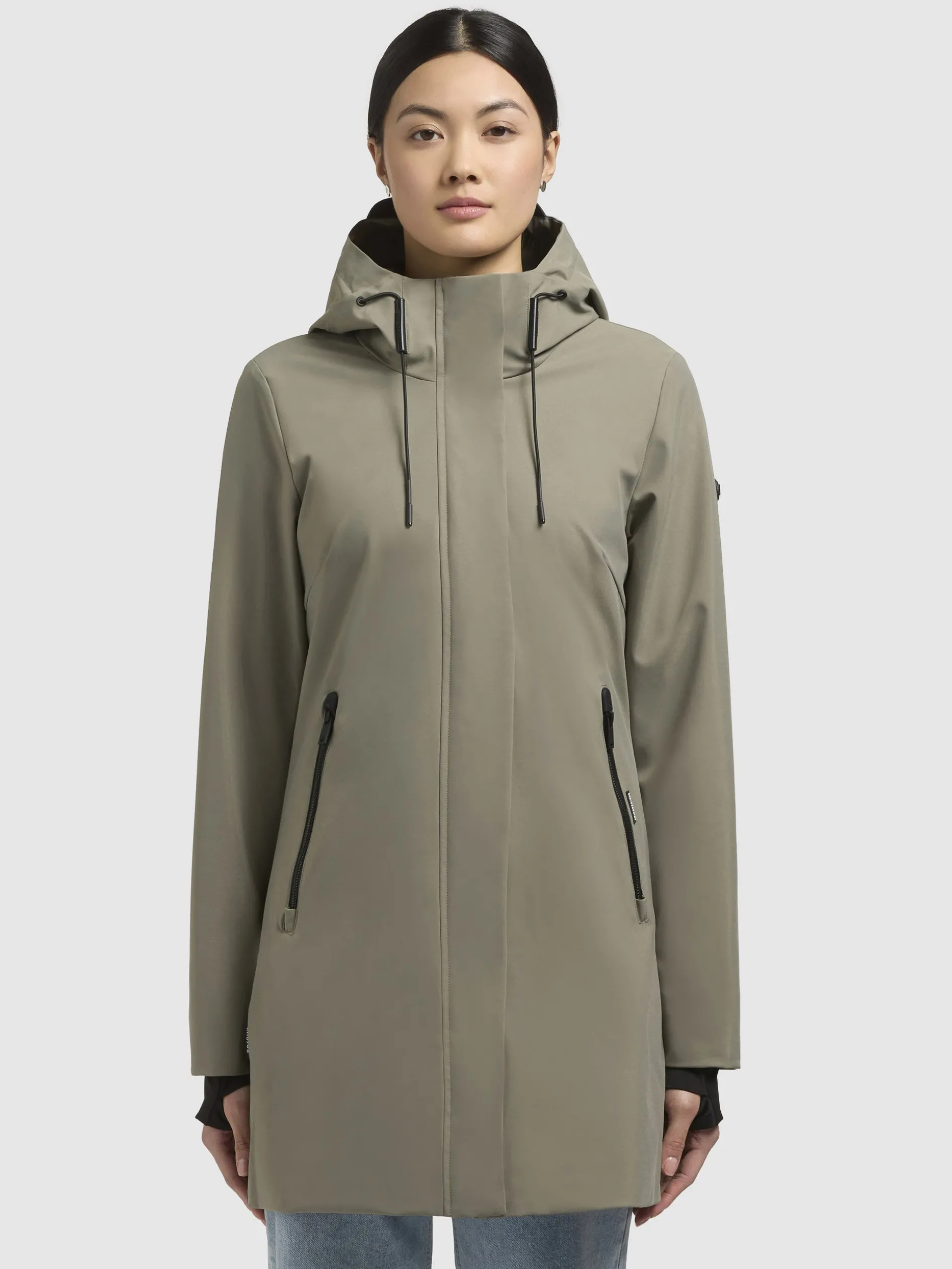 Jacke IZAF3 Graugrün