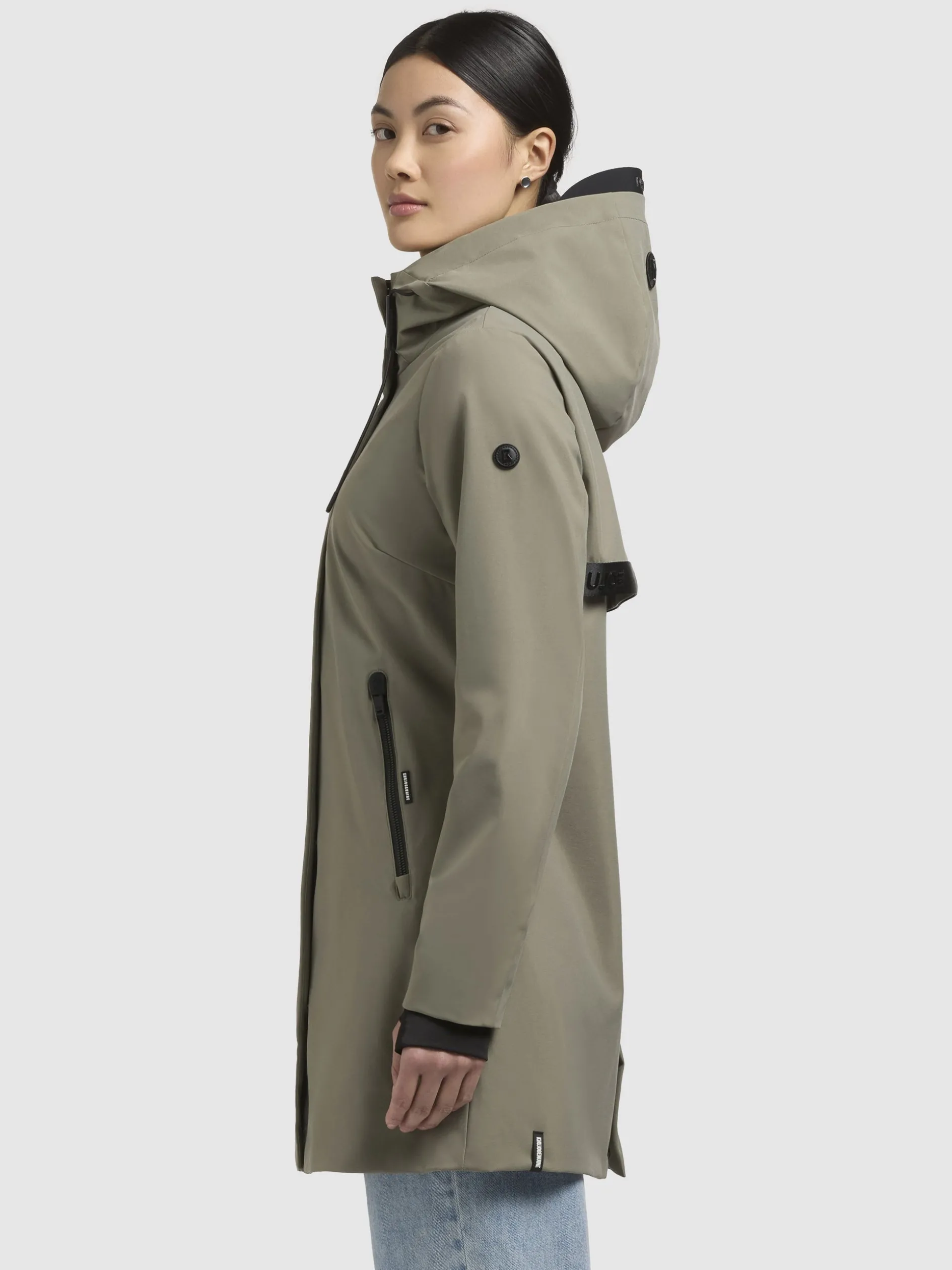 Jacke IZAF3 Graugrün