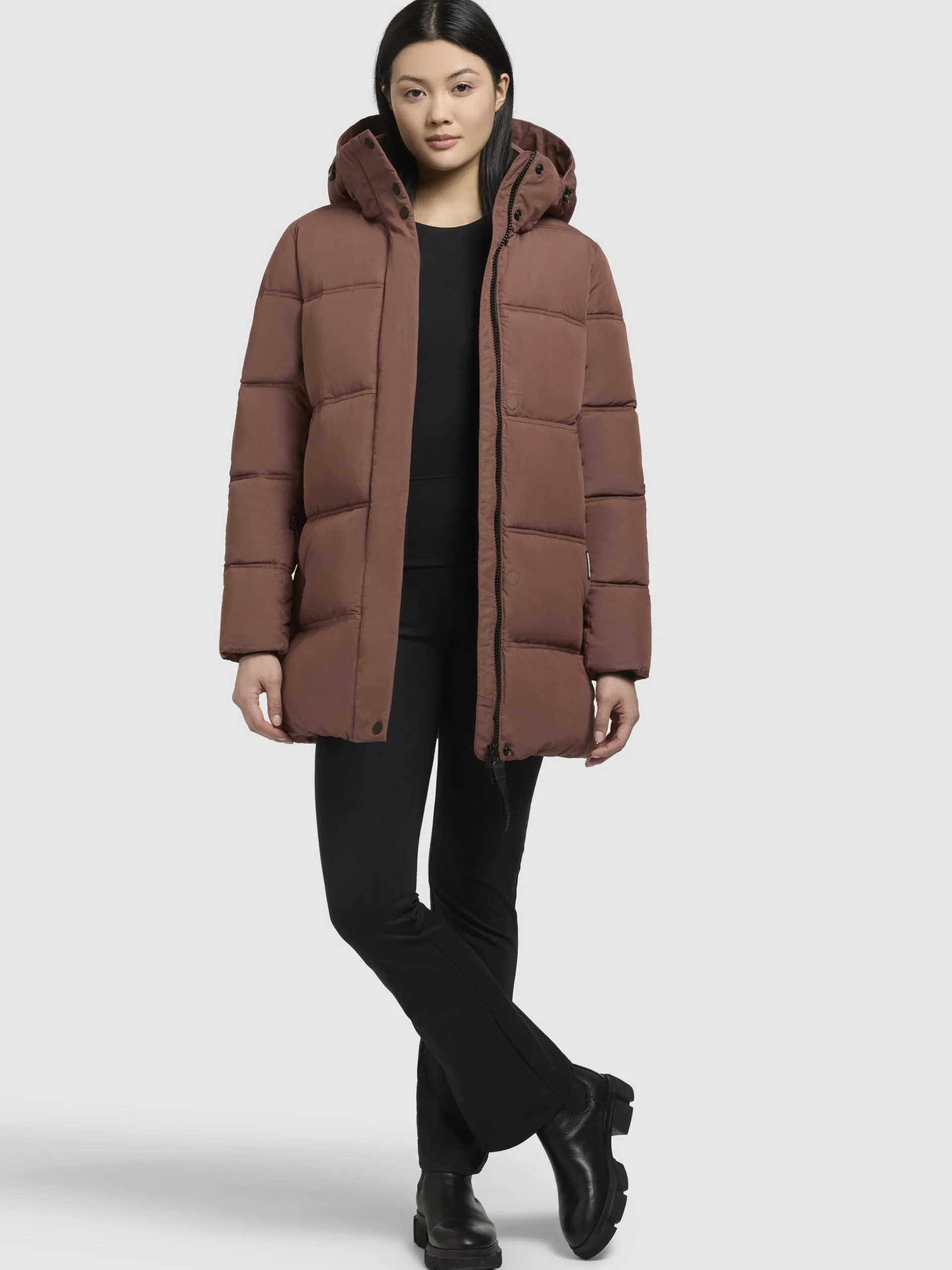 Jacke JARLA Rotbraun