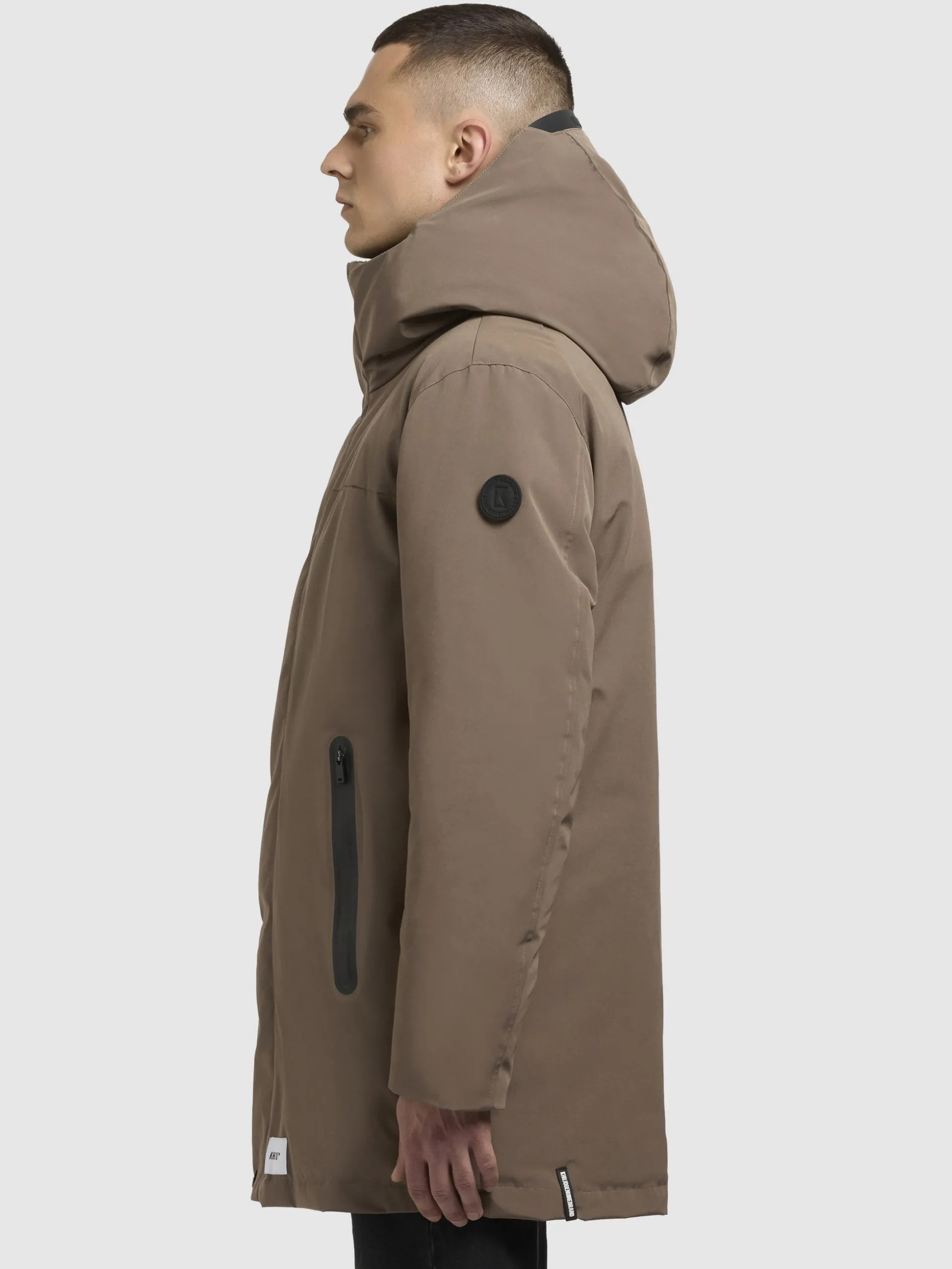 Jacke KANN Taupe dunkel
