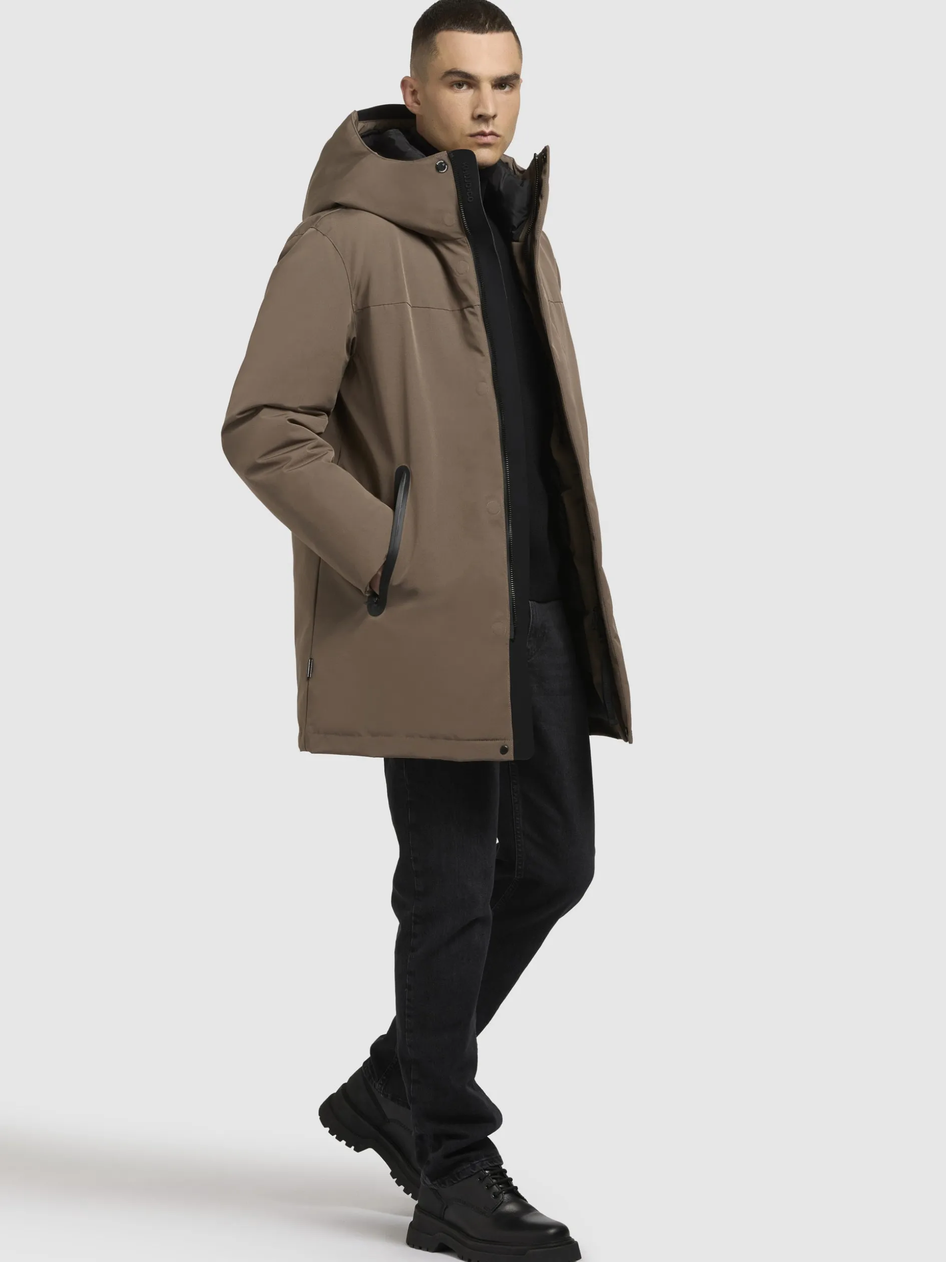 Jacke KANN Taupe dunkel