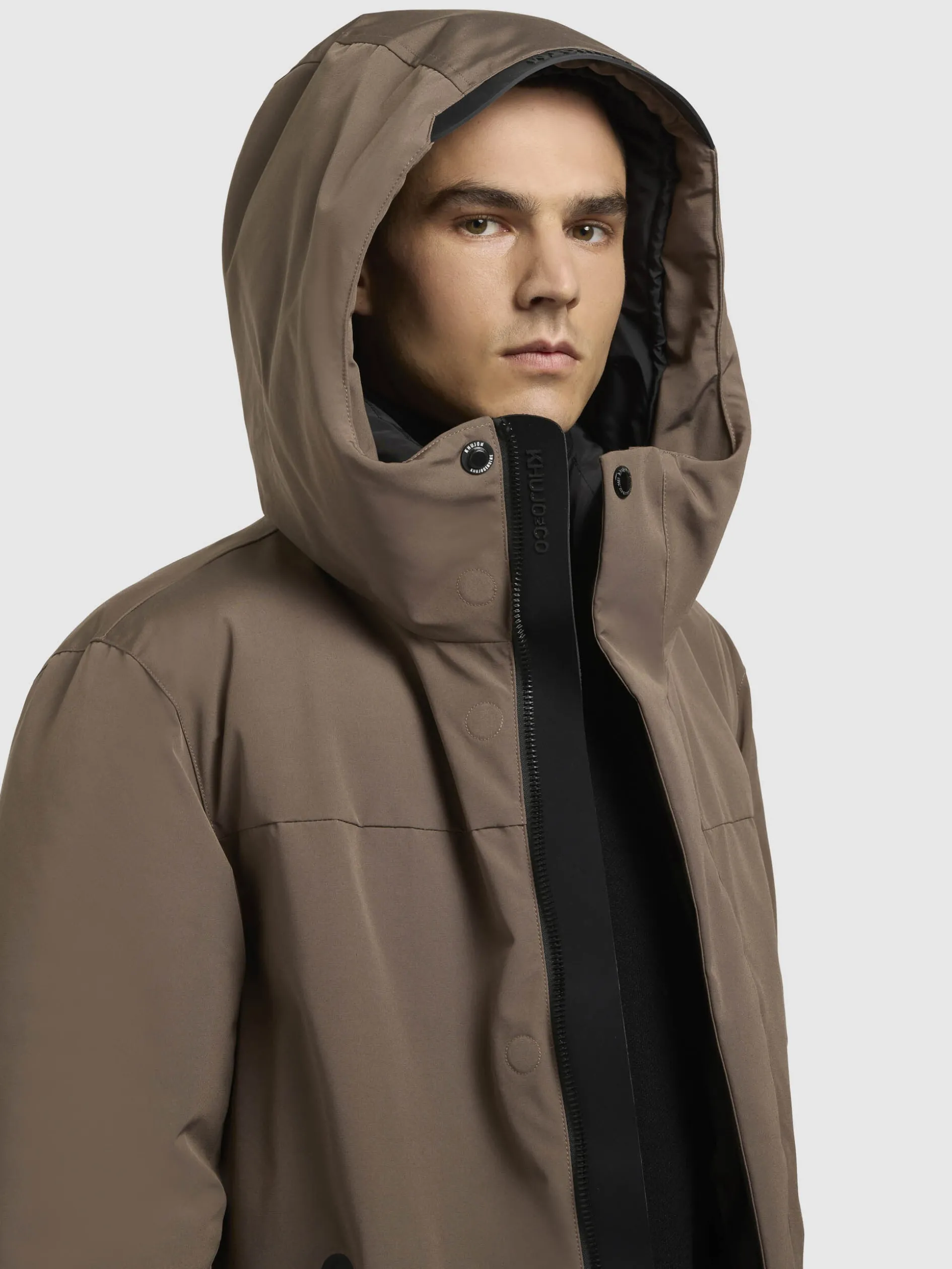 Jacke KANN Taupe dunkel