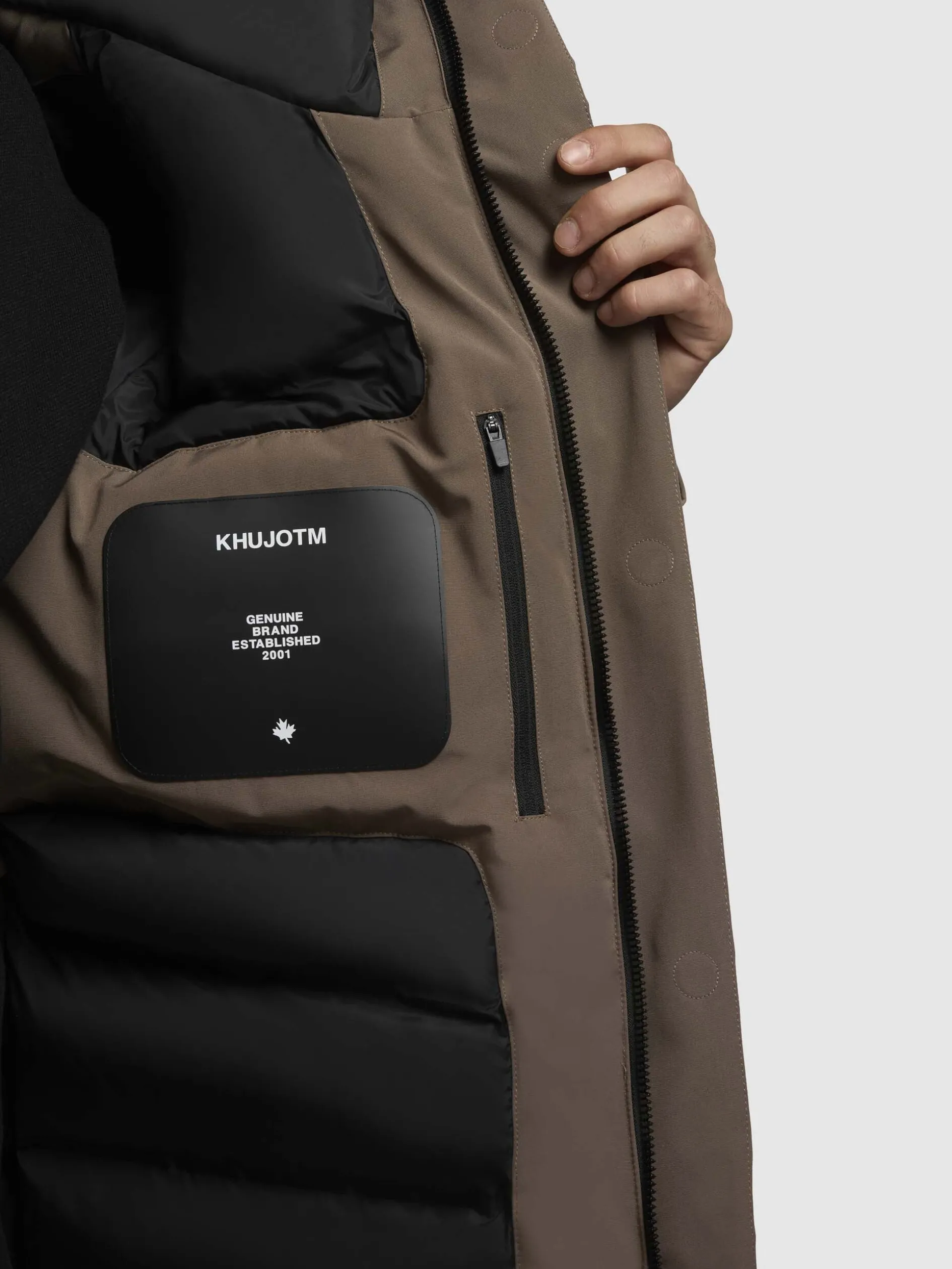 Jacke KANN Taupe dunkel