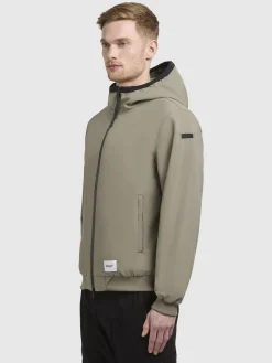 Jacke LARM Graugrün