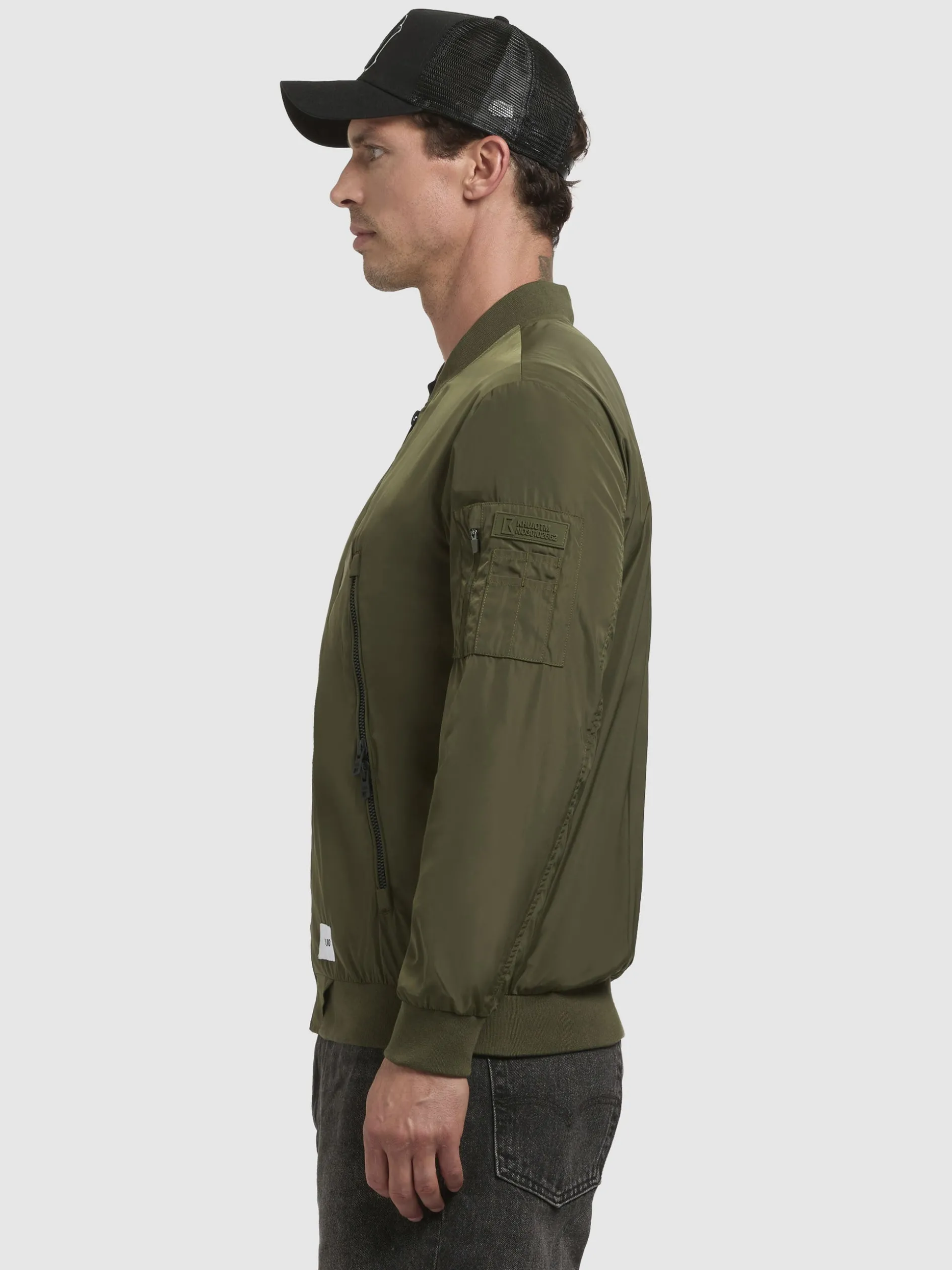 Jacke LISTENER Olivgrün