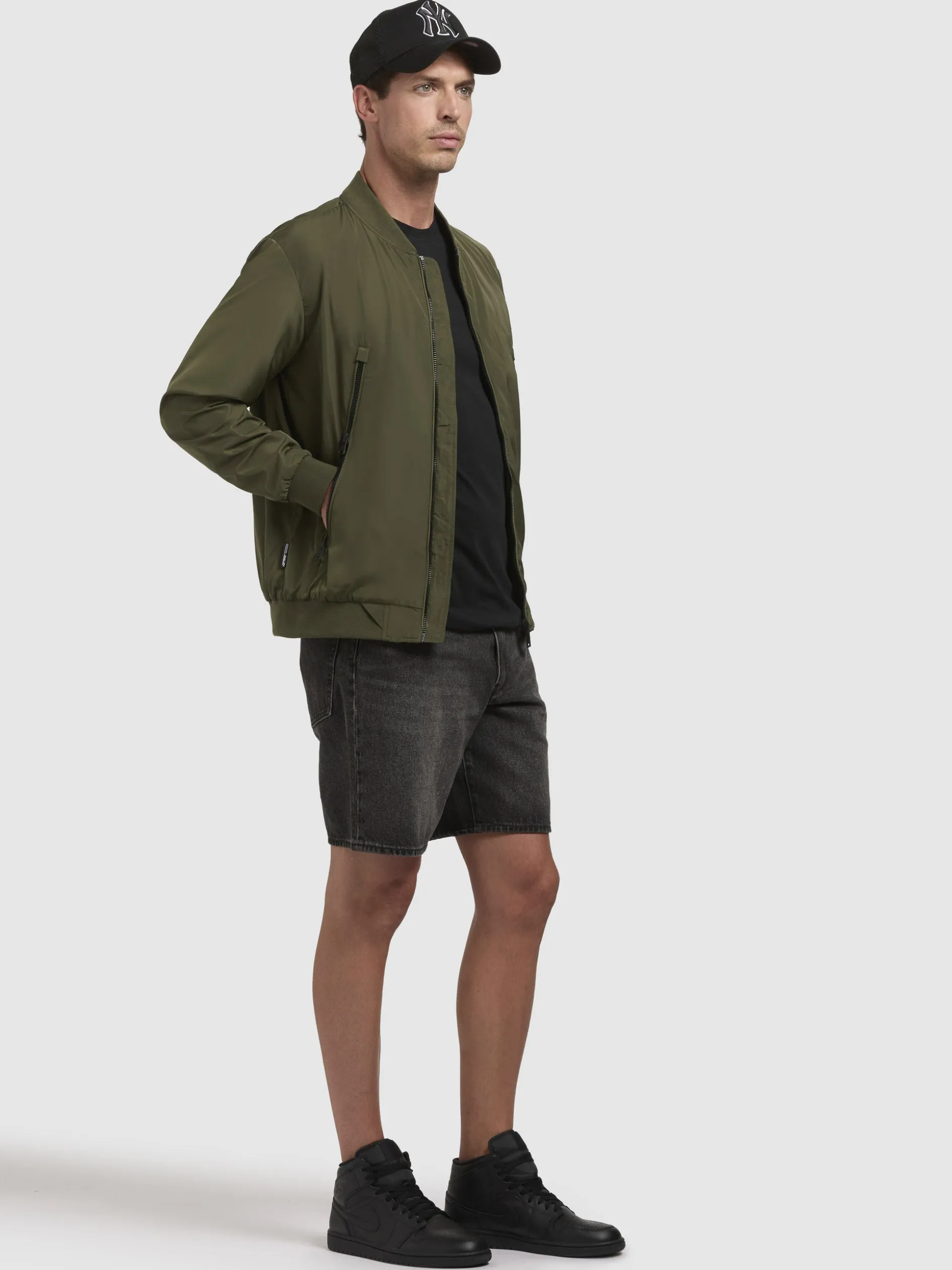 Jacke LISTENER Olivgrün