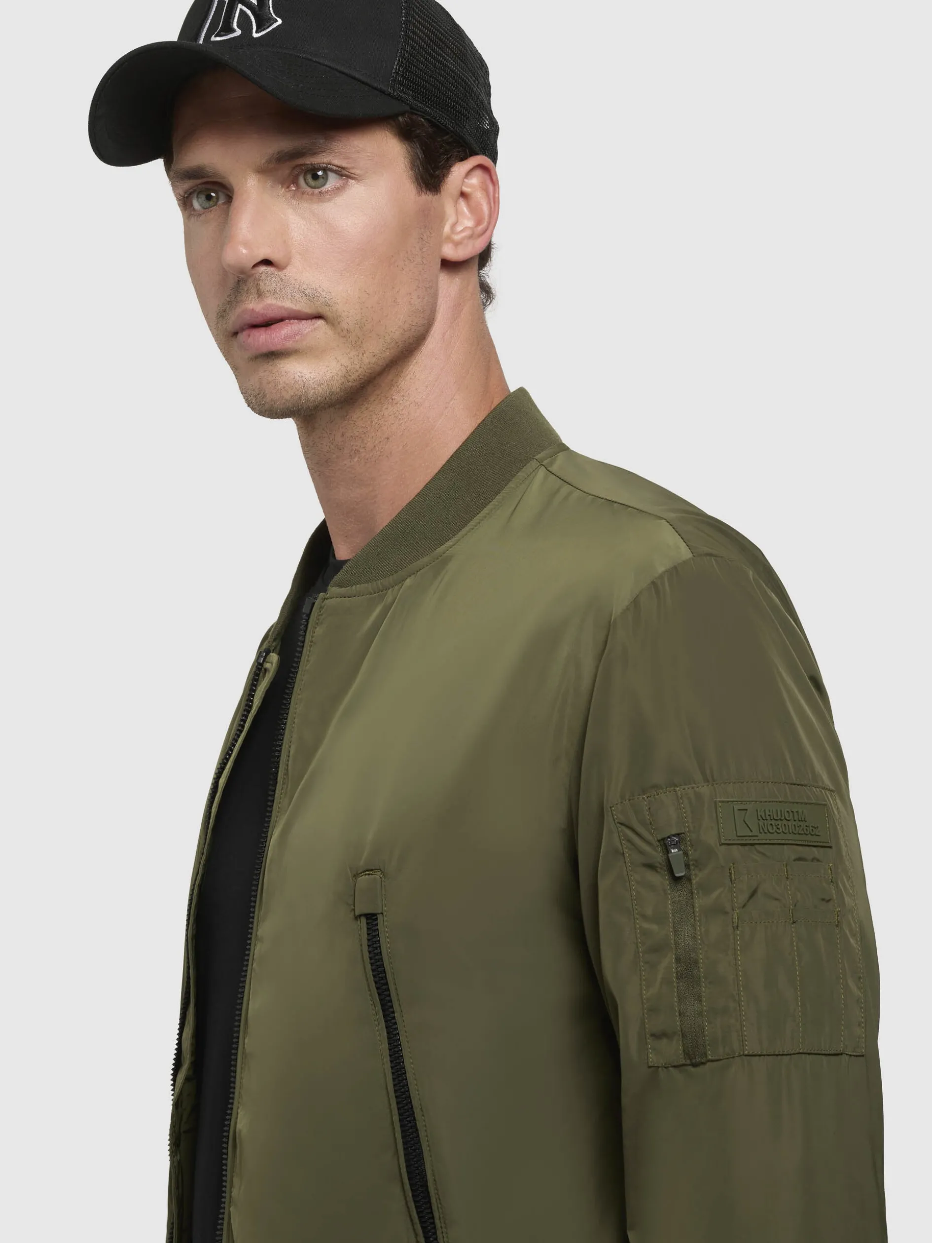 Jacke LISTENER Olivgrün
