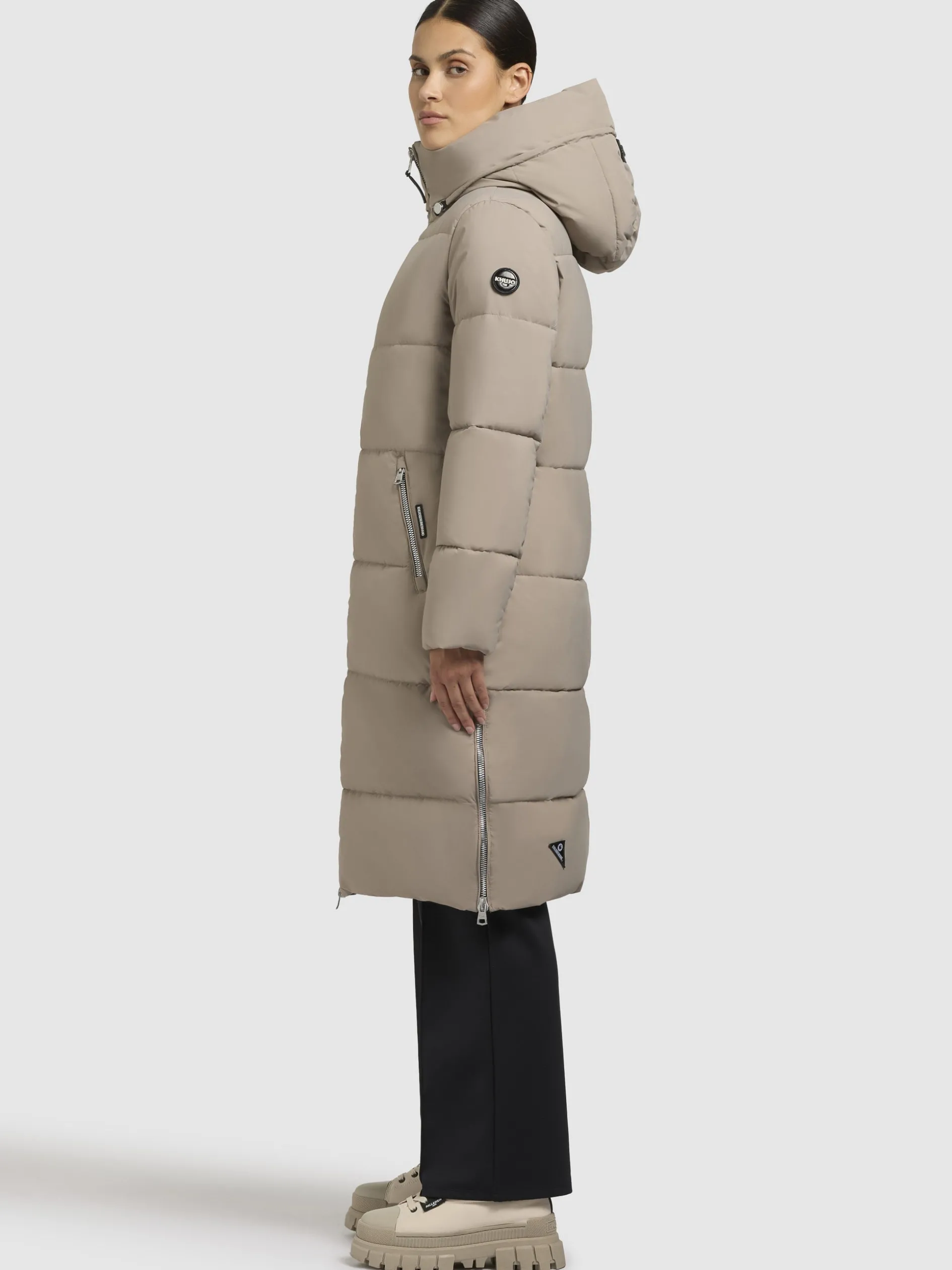 Jacke MAGRITT MATT Graubeige