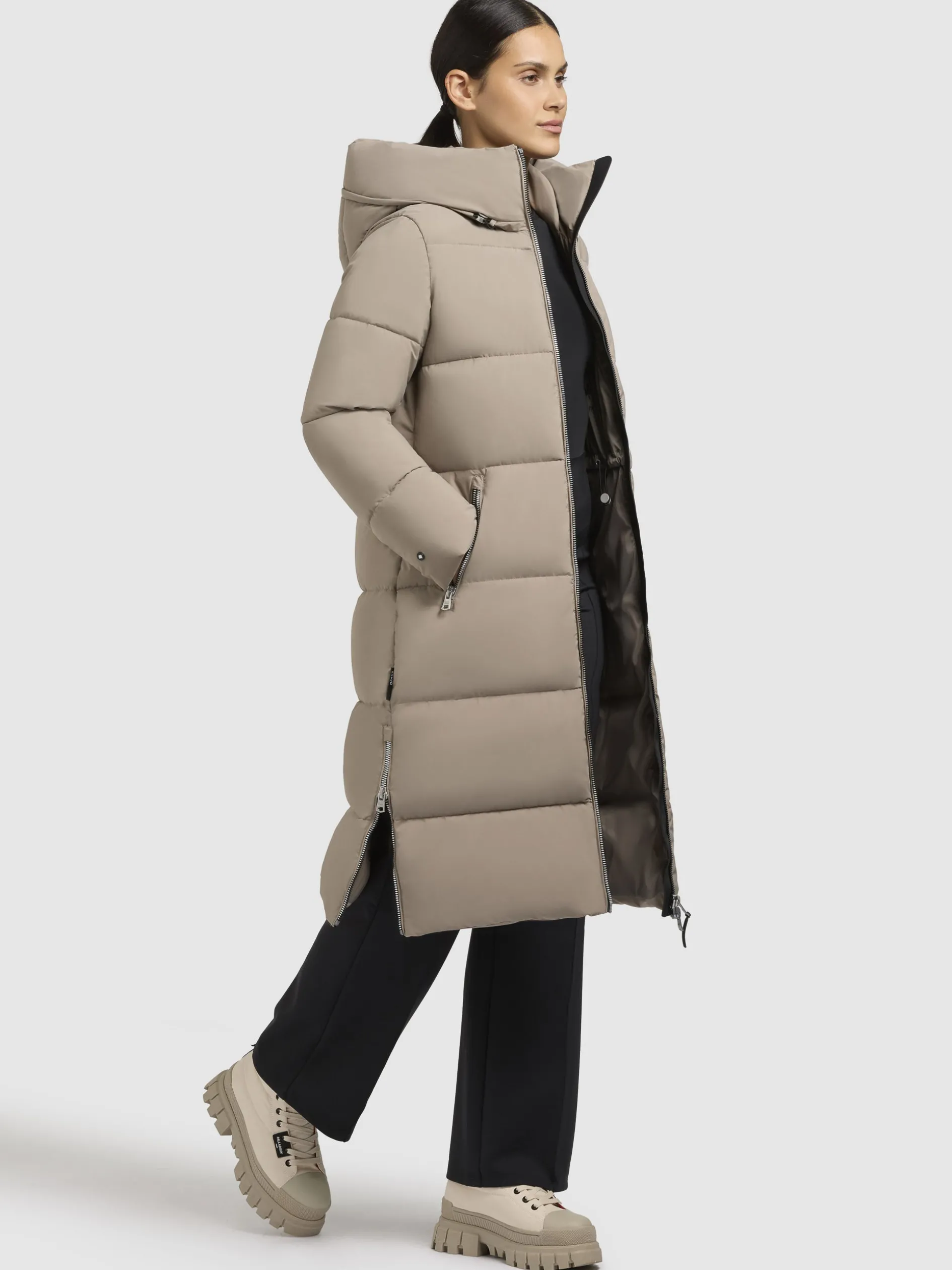 Jacke MAGRITT MATT Graubeige