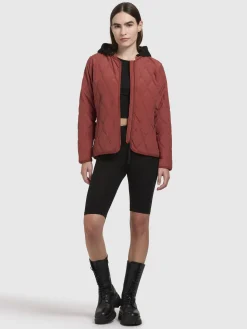 Jacke MALAR Rotbraun